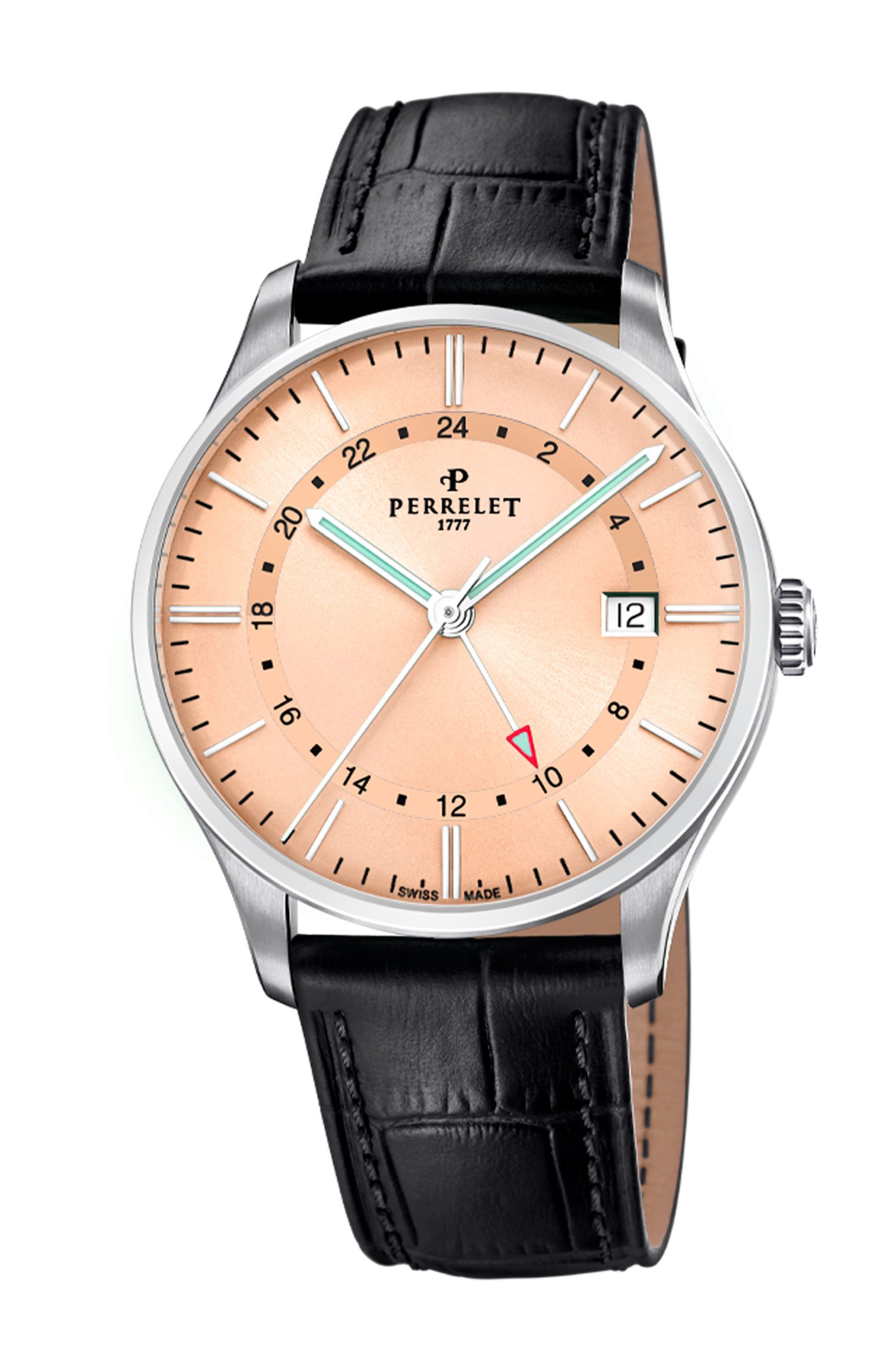 Perrelet Weekend GMT Salmon A1304/E