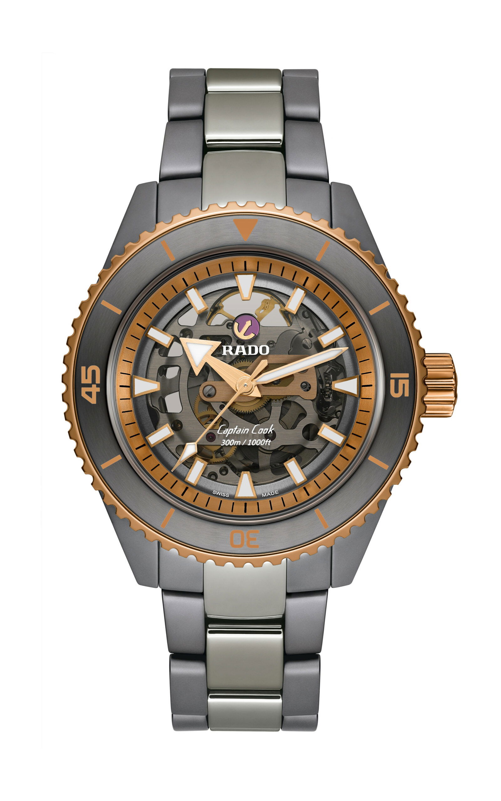 Rado Captain Cook High-Tech Ceramic Skeleton R32148162