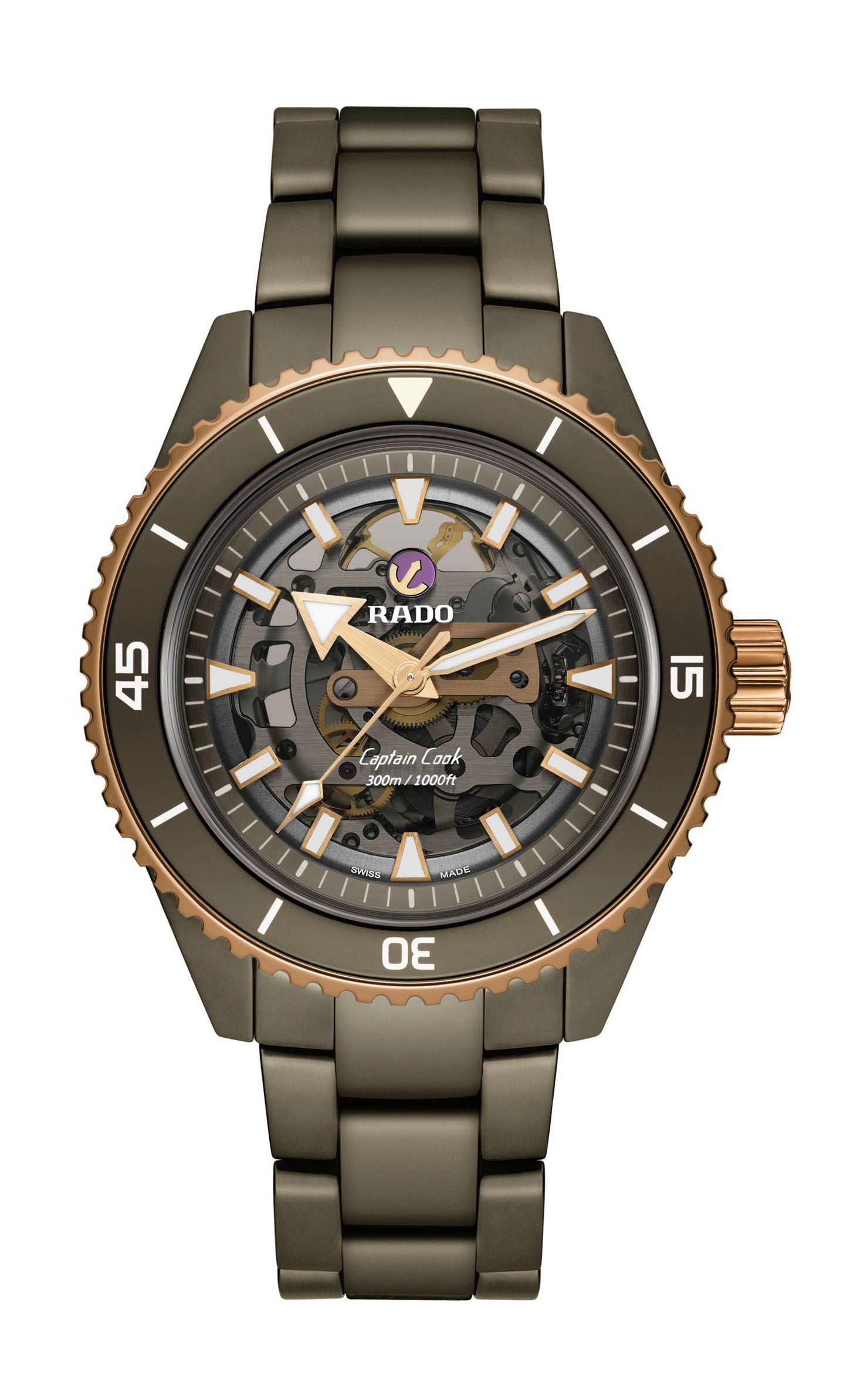 Rado Captain Cook High-Tech Ceramic Skeleton R32150162