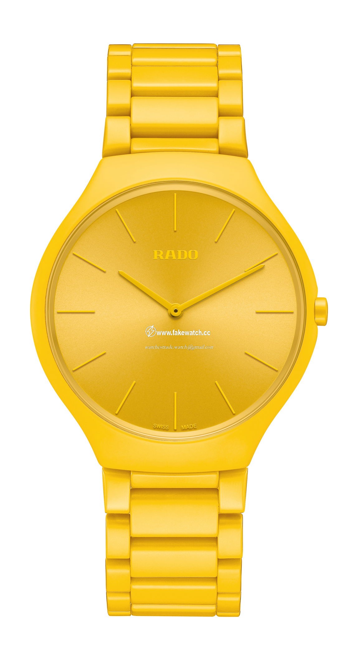 Rado True Thinline Les Couleurs? Le Corbusier Sunshine Yellow R27093632