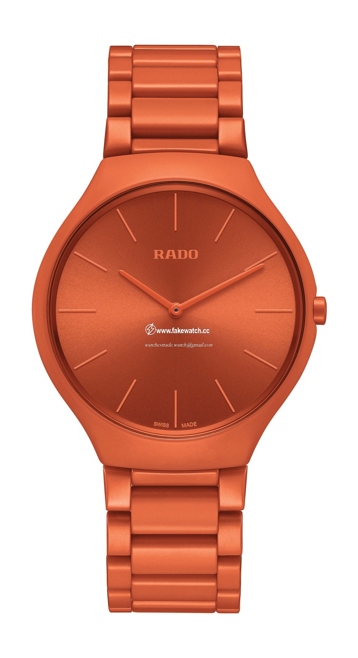 Rado True Thinline Les Couleurs? Le Corbusier Powerful Orange R27095652