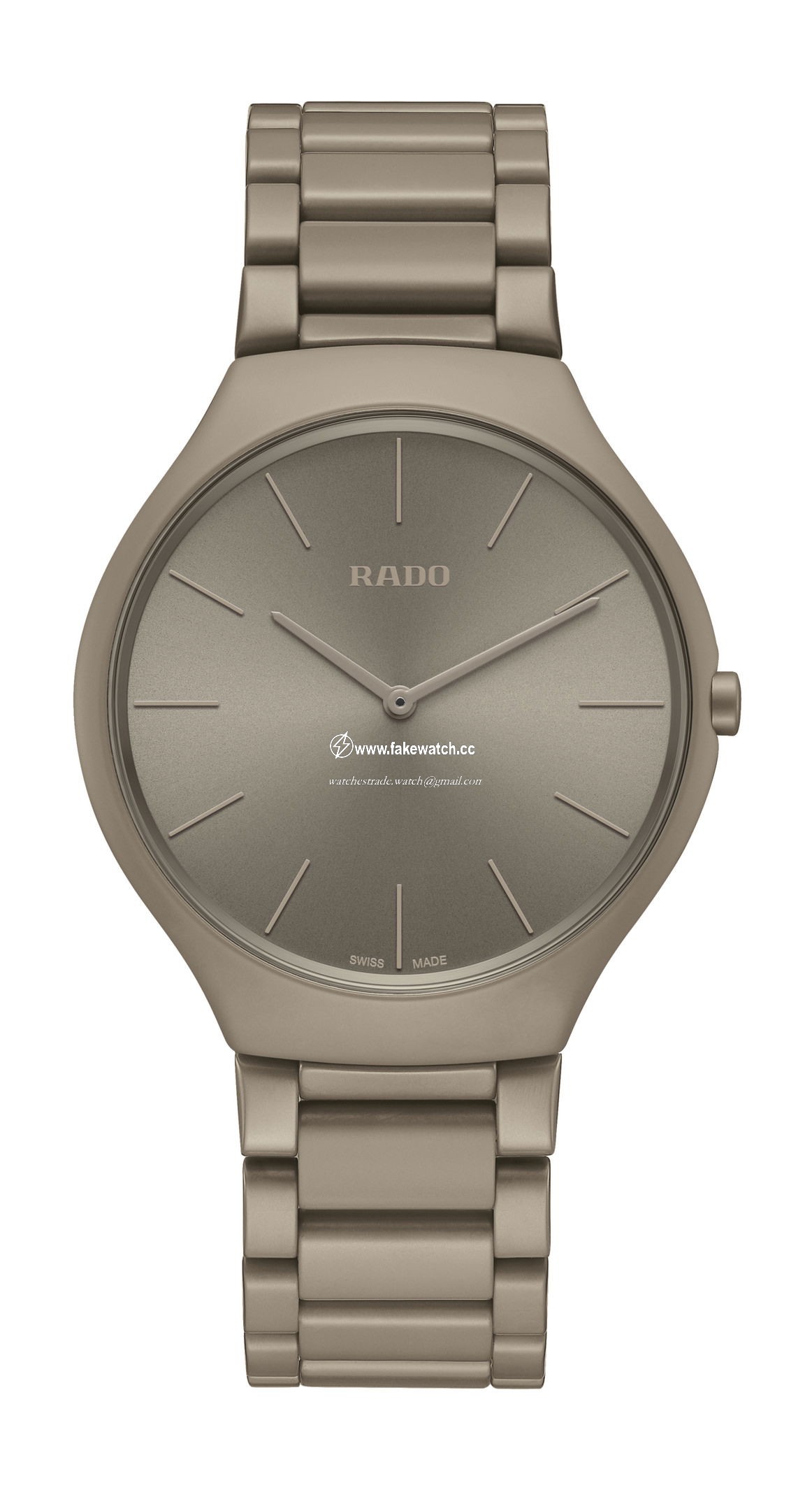 Rado True Thinline Les Couleurs? Le Corbusier Grey Brown Natural Umber R27098682
