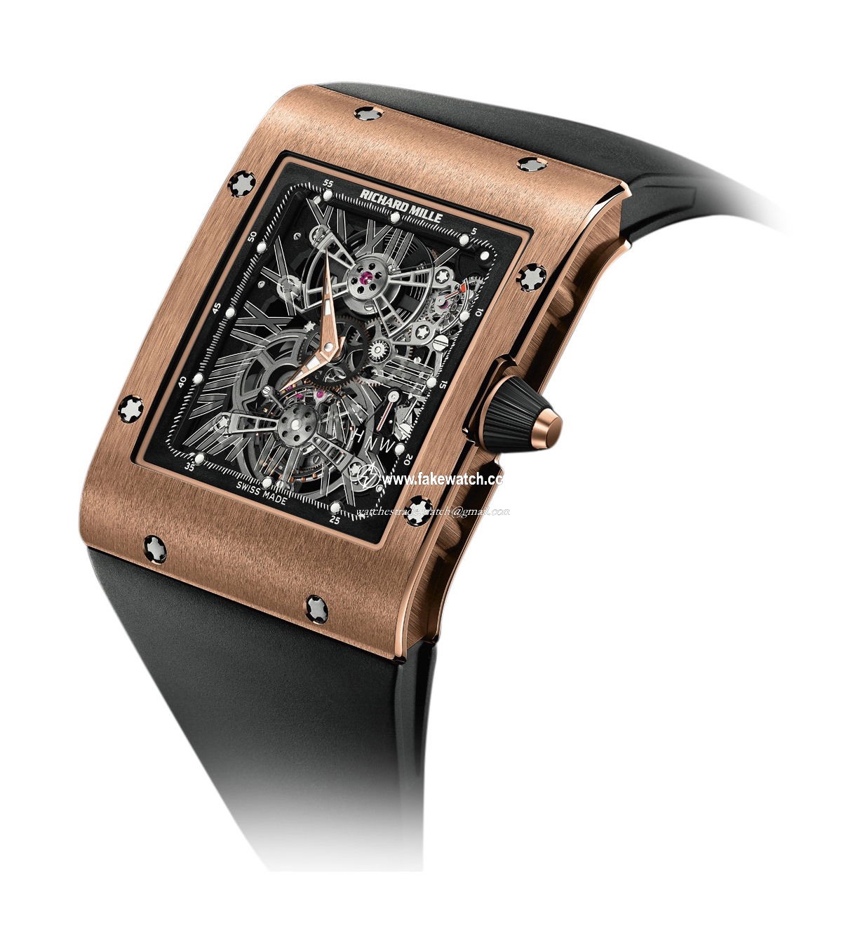 Richard Mille RM 017 Manual Winding Tourbillon Extra Flat Red Gold rm-017