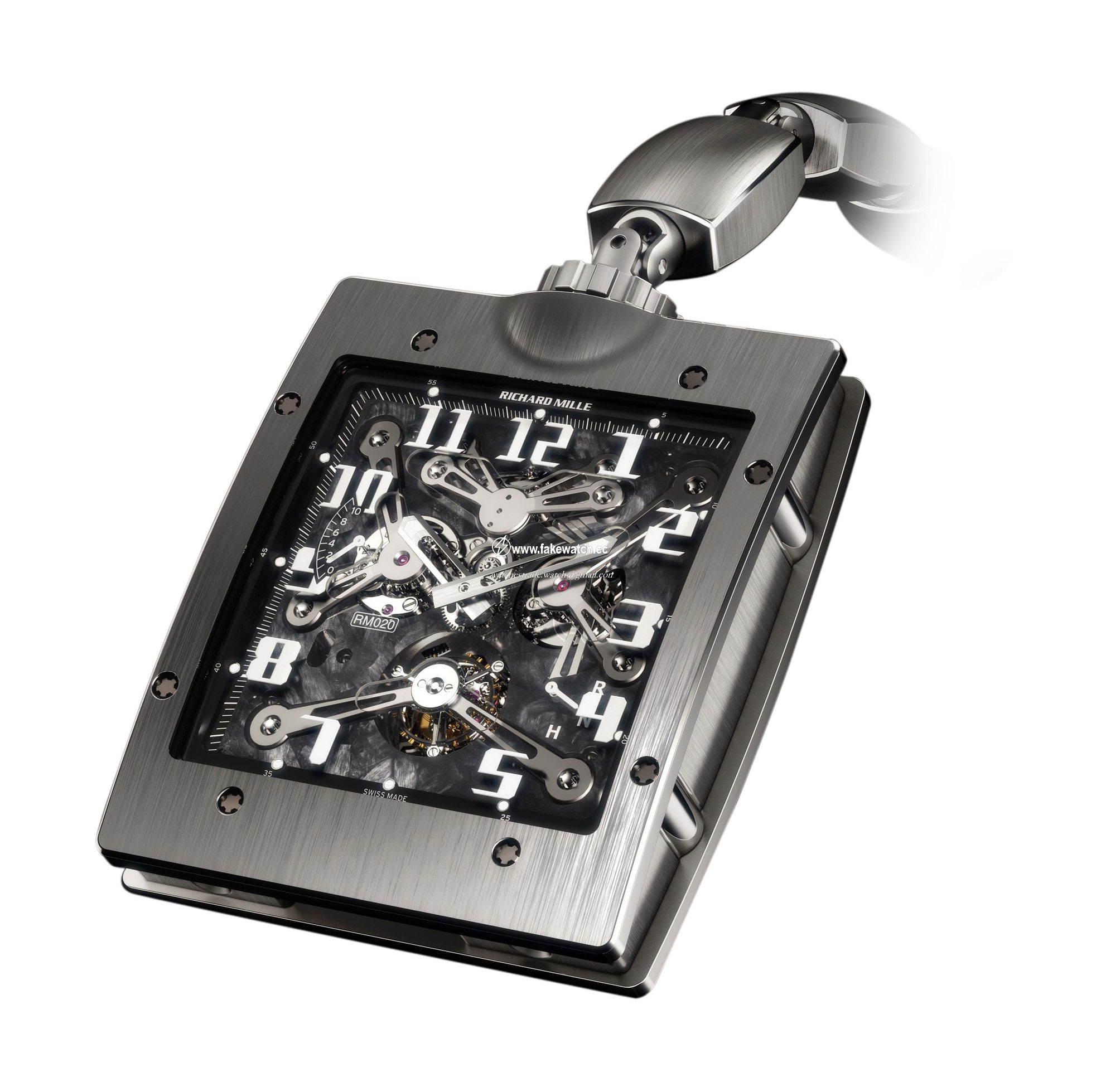Richard Mille RM 020 Manual Winding Tourbillon Pocket Watch rm-020