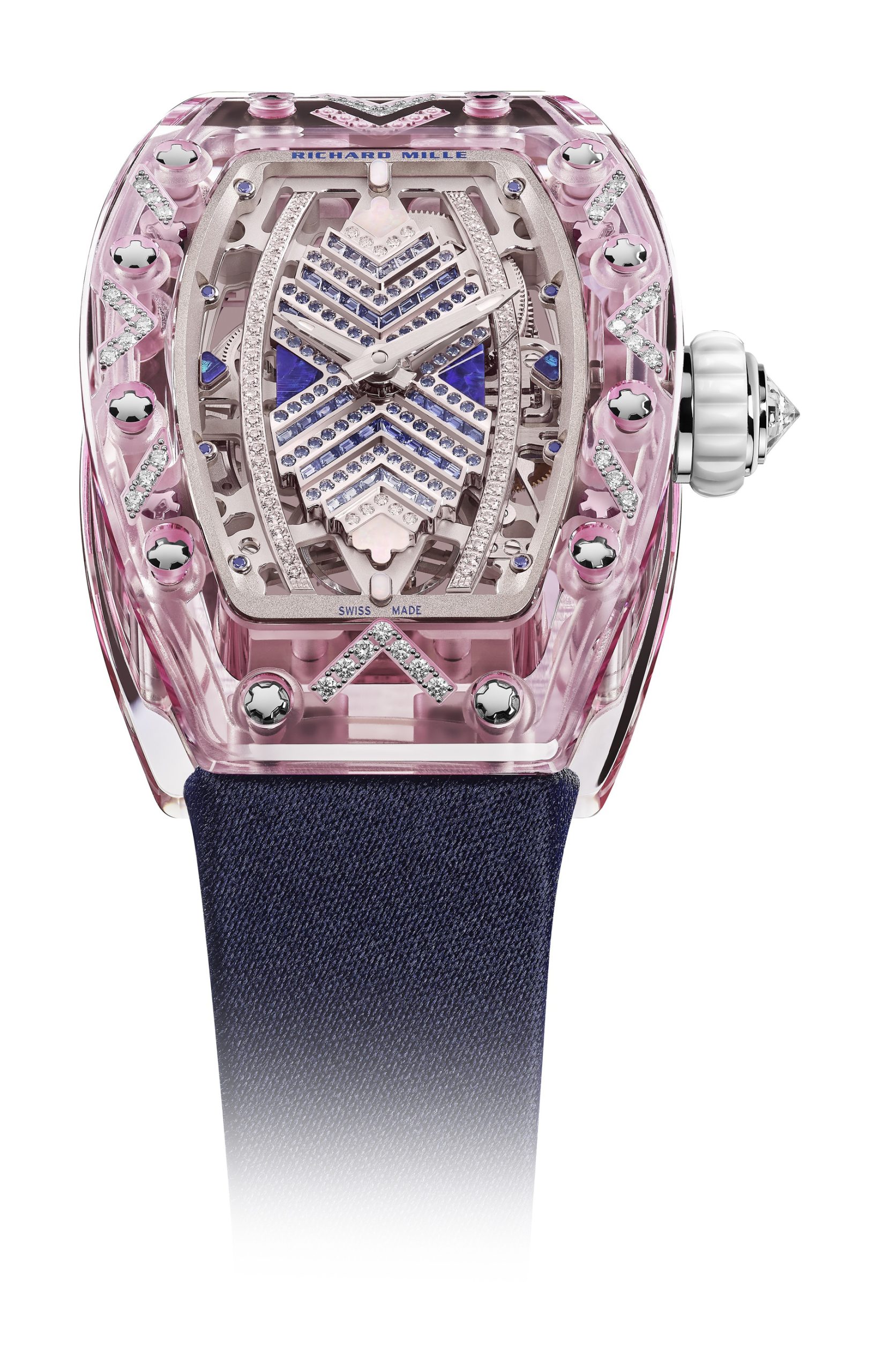 Richard Mille RM 07-02 Automatic Sapphire Pink Set rm-07-02