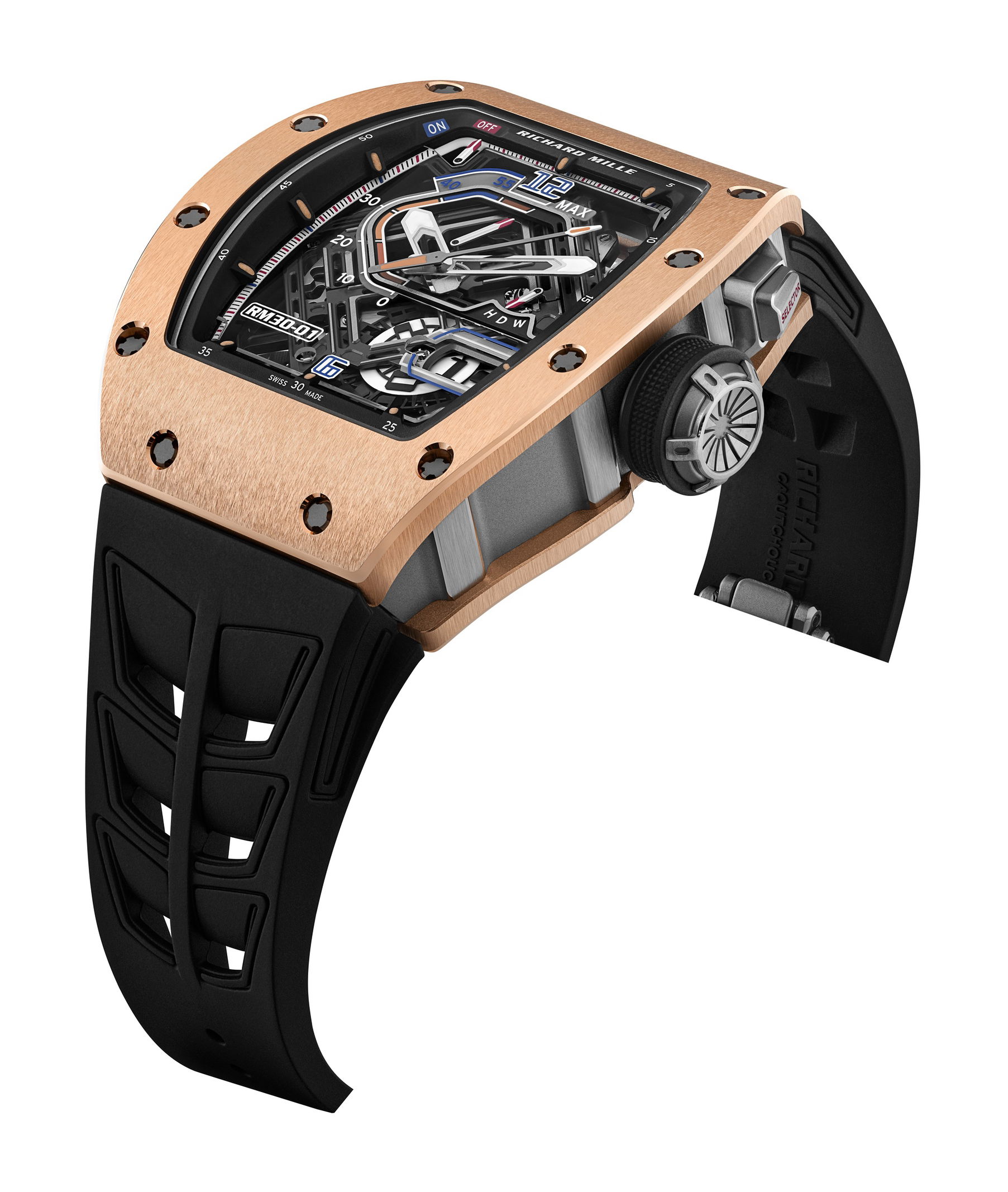 Richard Mille RM 30-01 Automatic Winding with Declutchable Rotor Red Gold rm-30-01