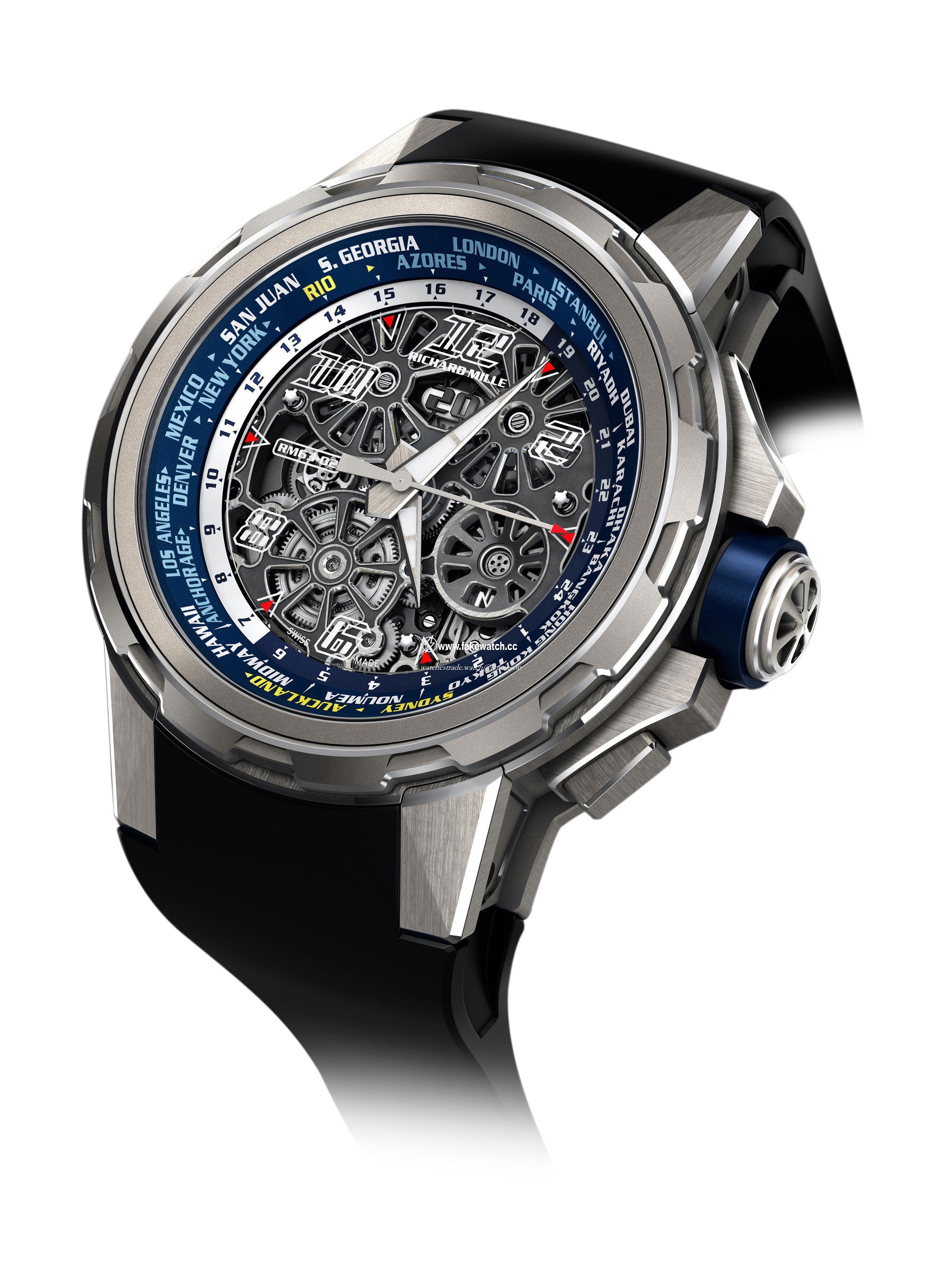 Richard Mille RM 63-02 Automatic Winding Worldtimer rm 63-02