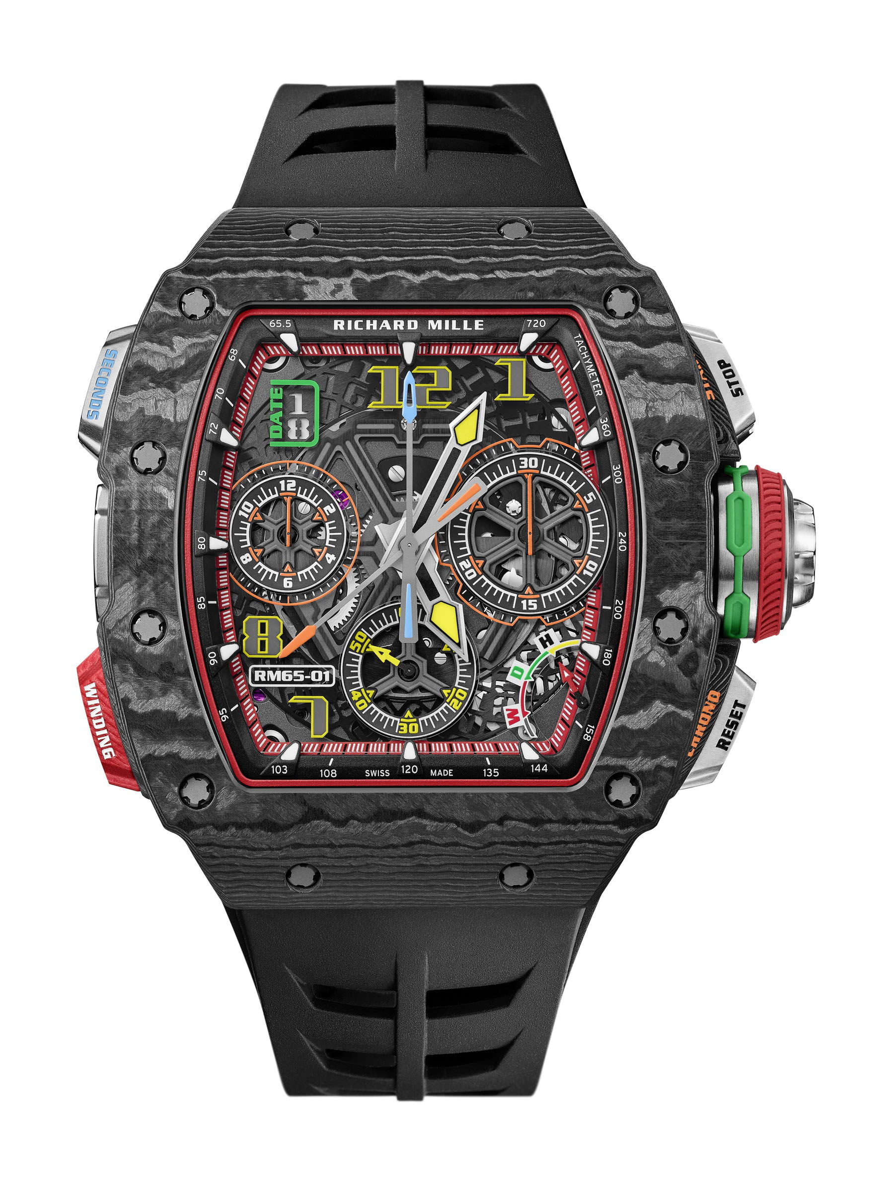 Richard Mille RM 65-01 Automatic Split-Seconds Chronograph Carbon TPT? rm-65-01