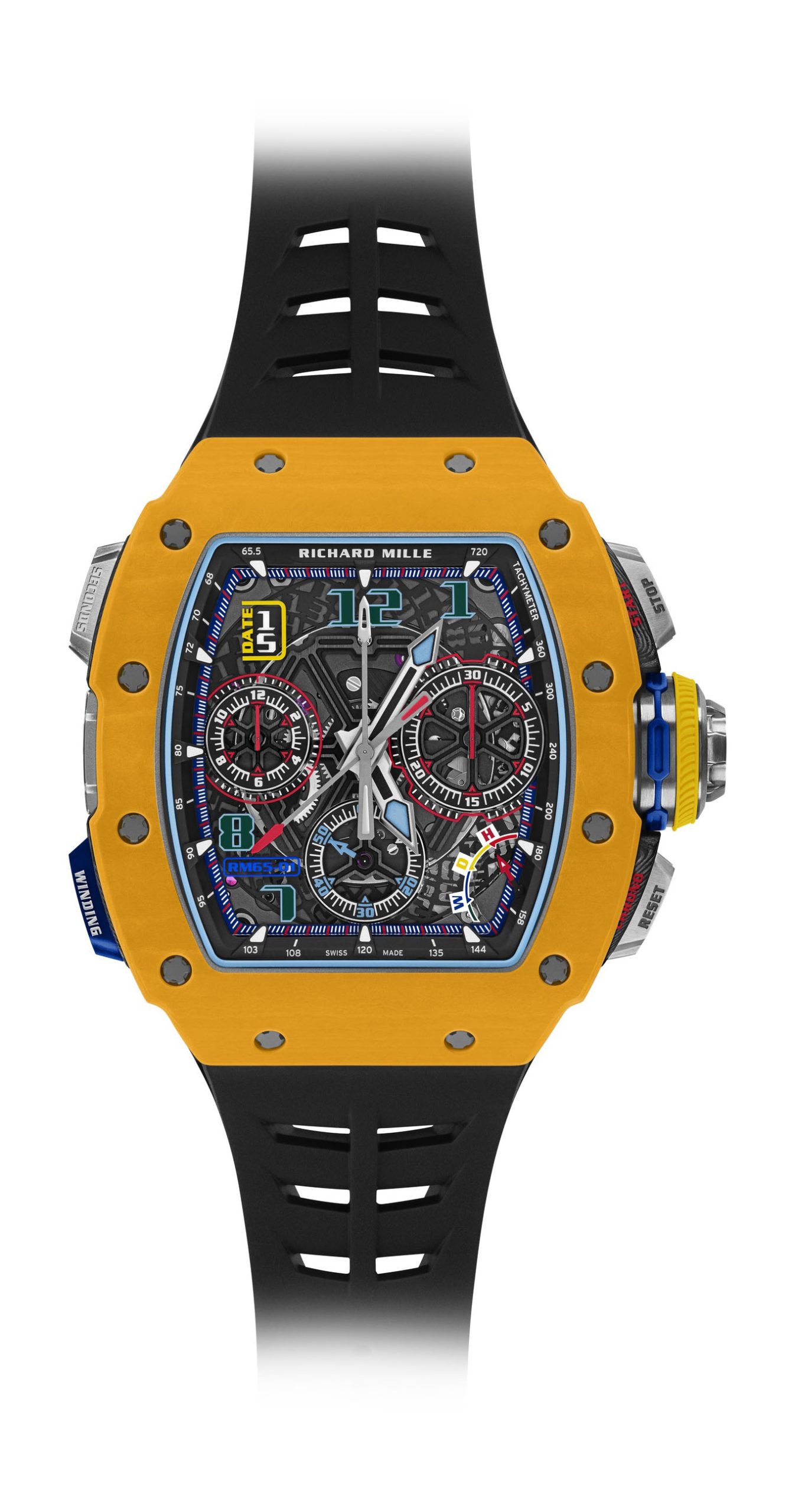 Richard Mille RM 65-01 Automatic Split-Seconds Chronograph Dark Yellow Quartz TPT? Limited Edition rm-65-01