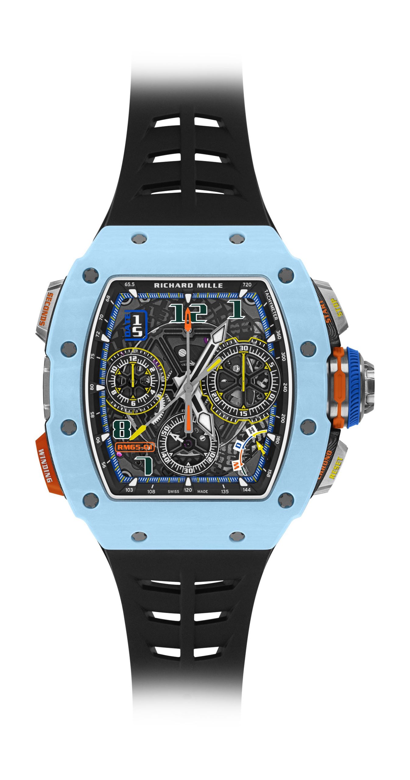 Richard Mille RM 65-01 Automatic Split-Seconds Chronograph Pastek Blue Quartz TPT? rm-65-01