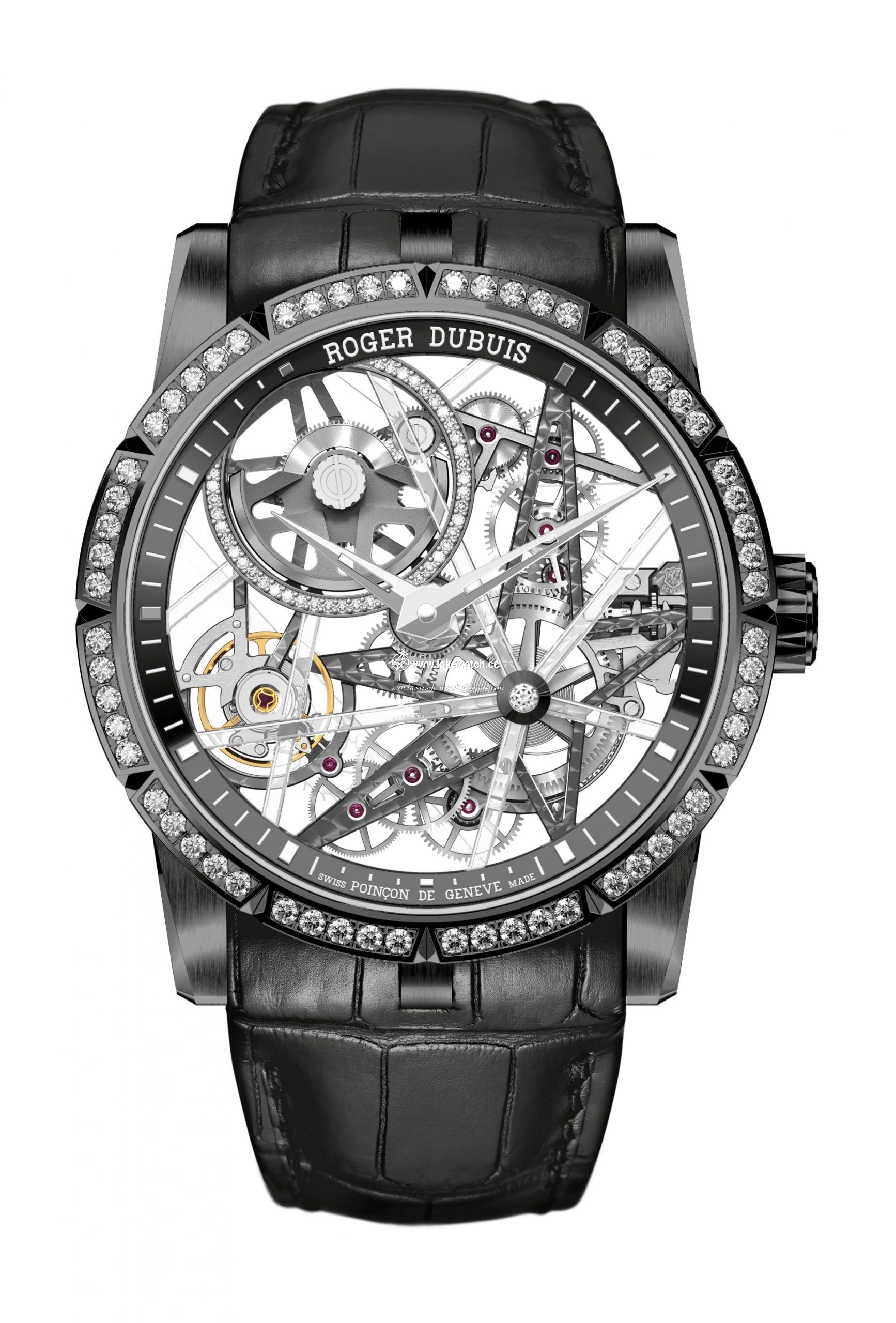 Roger Dubuis Excalibur Blacklight Black DLC Titanium RDDBEX0756