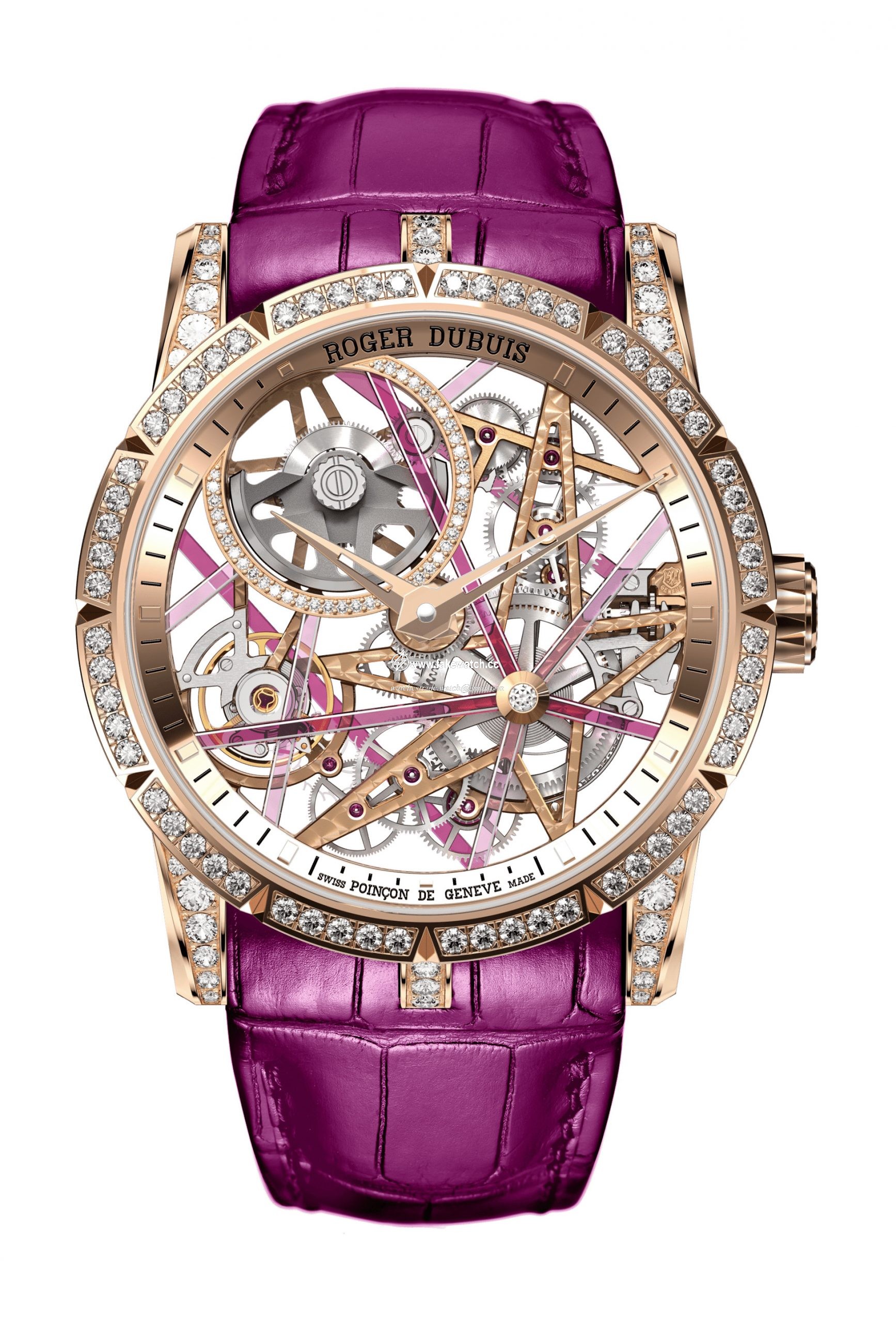 Roger Dubuis Excalibur Blacklight Pink Gold RDDBEX0757