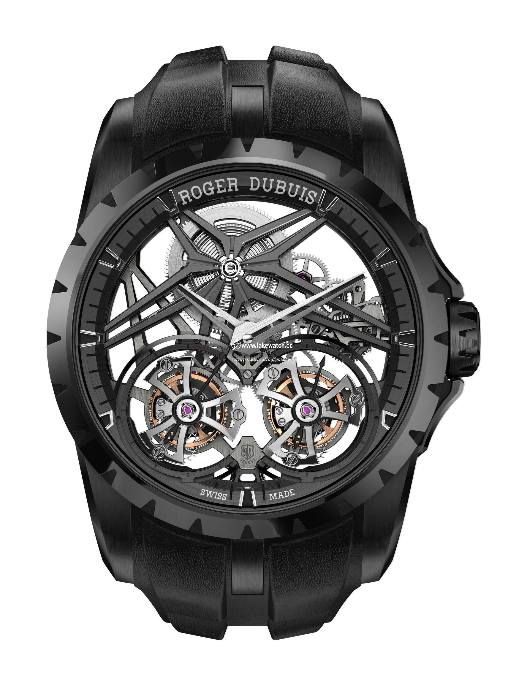 Roger Dubuis Excalibur Double Tourbillon Black Ceramic RDDBEX0820