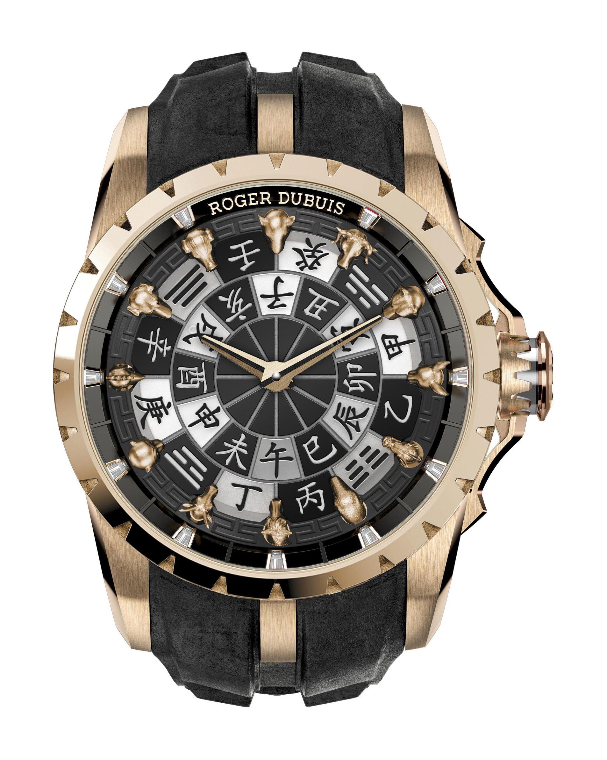 Roger Dubuis Excalibur Knights of the Round Table Chinese Zodiac Pink Gold RDDBEX0973