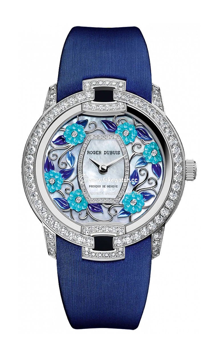 Roger Dubuis Velvet Blossom Velvet Blue – White Gold RDDBVE0054