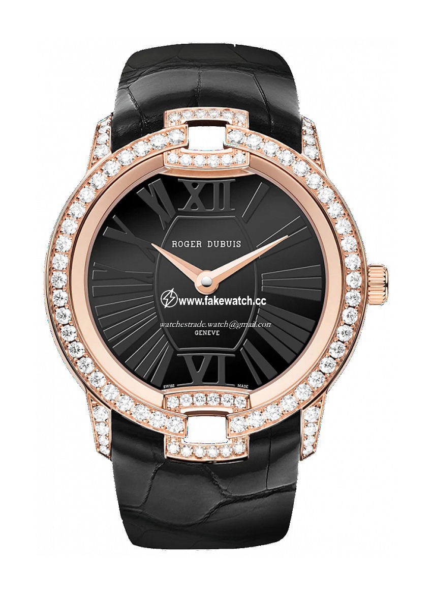 Roger Dubuis Velvet Pink Gold – Black Alligator Strap RDDBVE0077