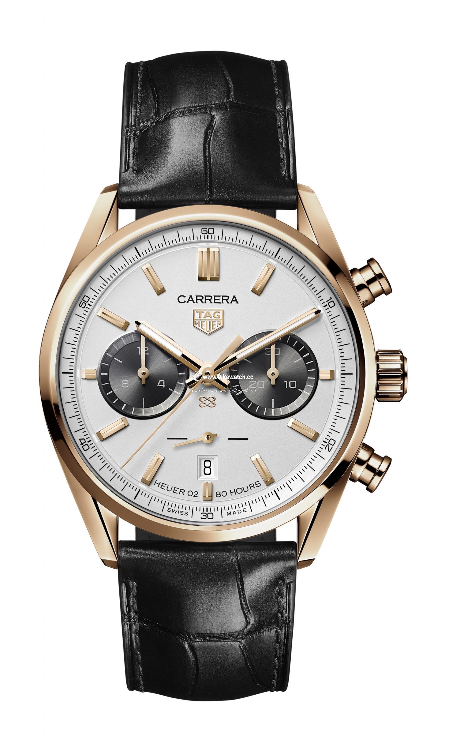 TAG Heuer Carrera Chronograph Jack Heuer Birthday Gold Limited Edition CBN2041.FC8306