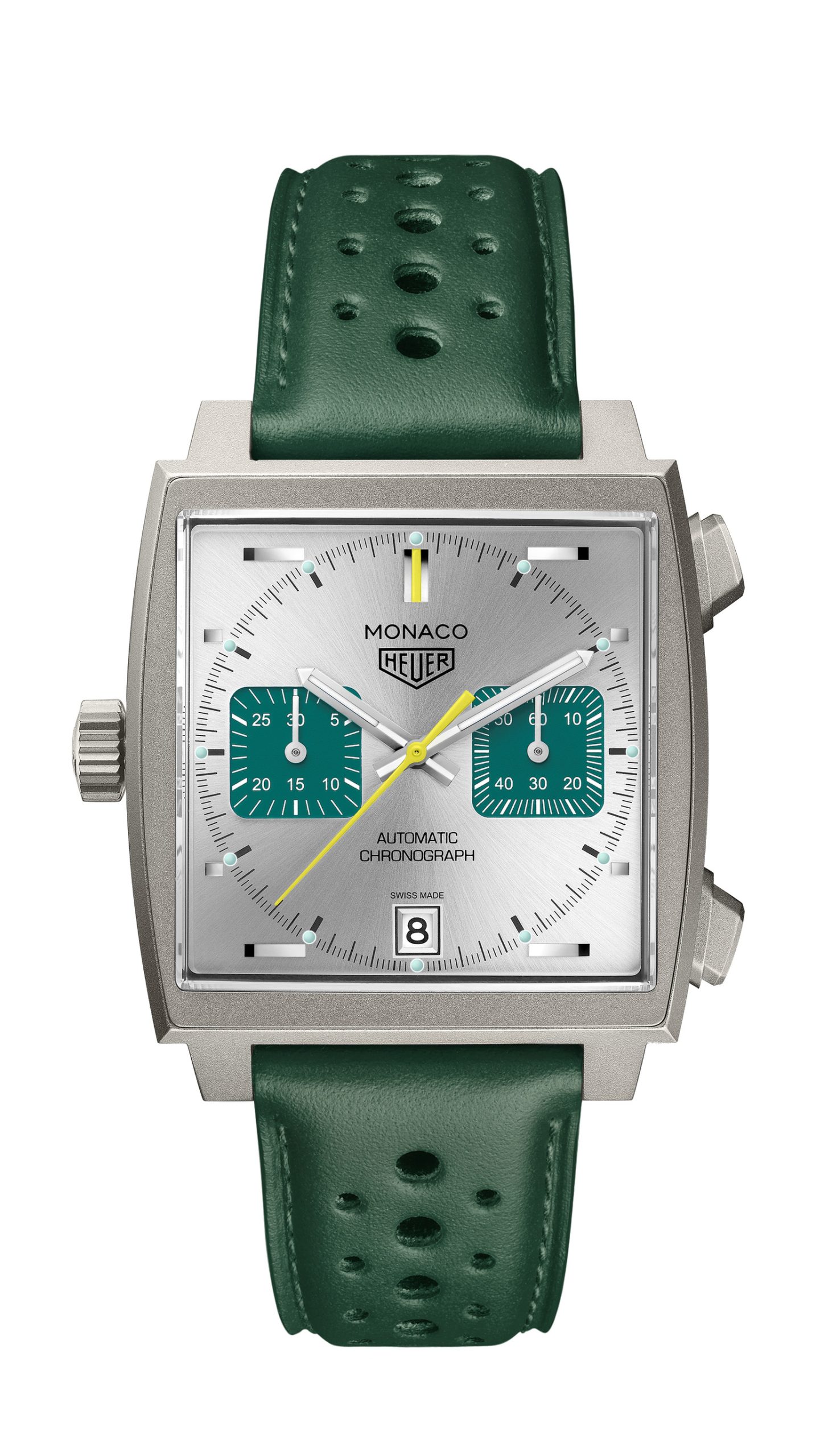 TAG Heuer Monaco Chronograph Racing Green CAW218E.FC6565