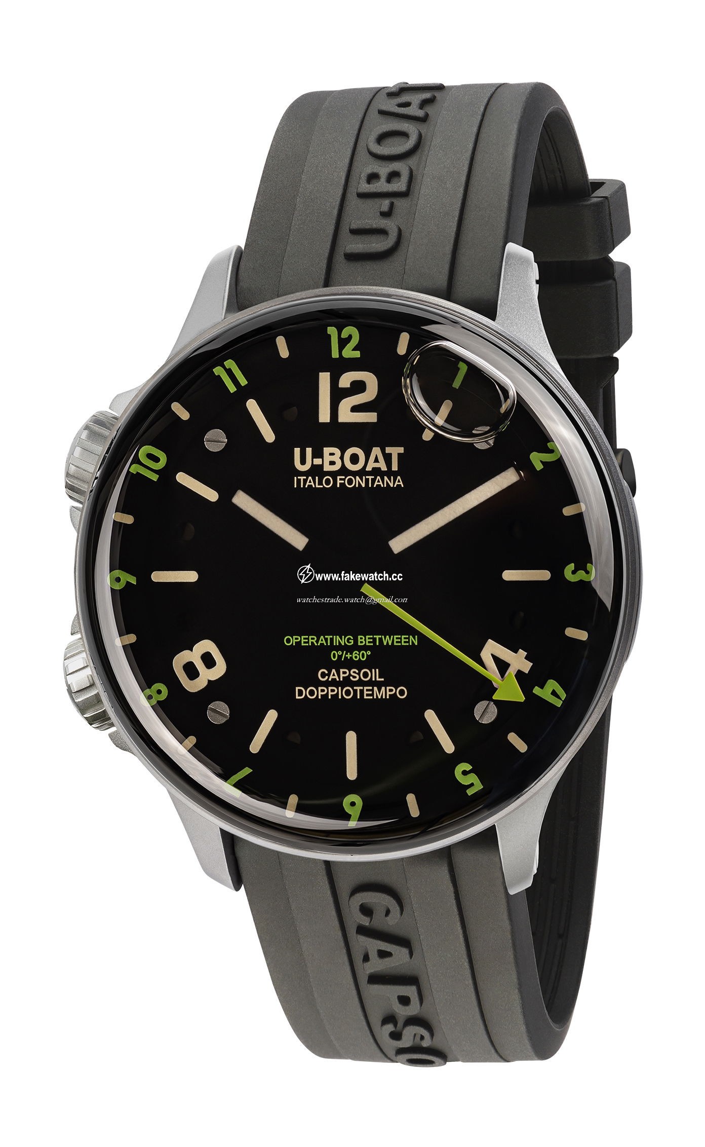 U-Boat Capsoil Doppiotempo 45 SS Green Rehaut 8838/A