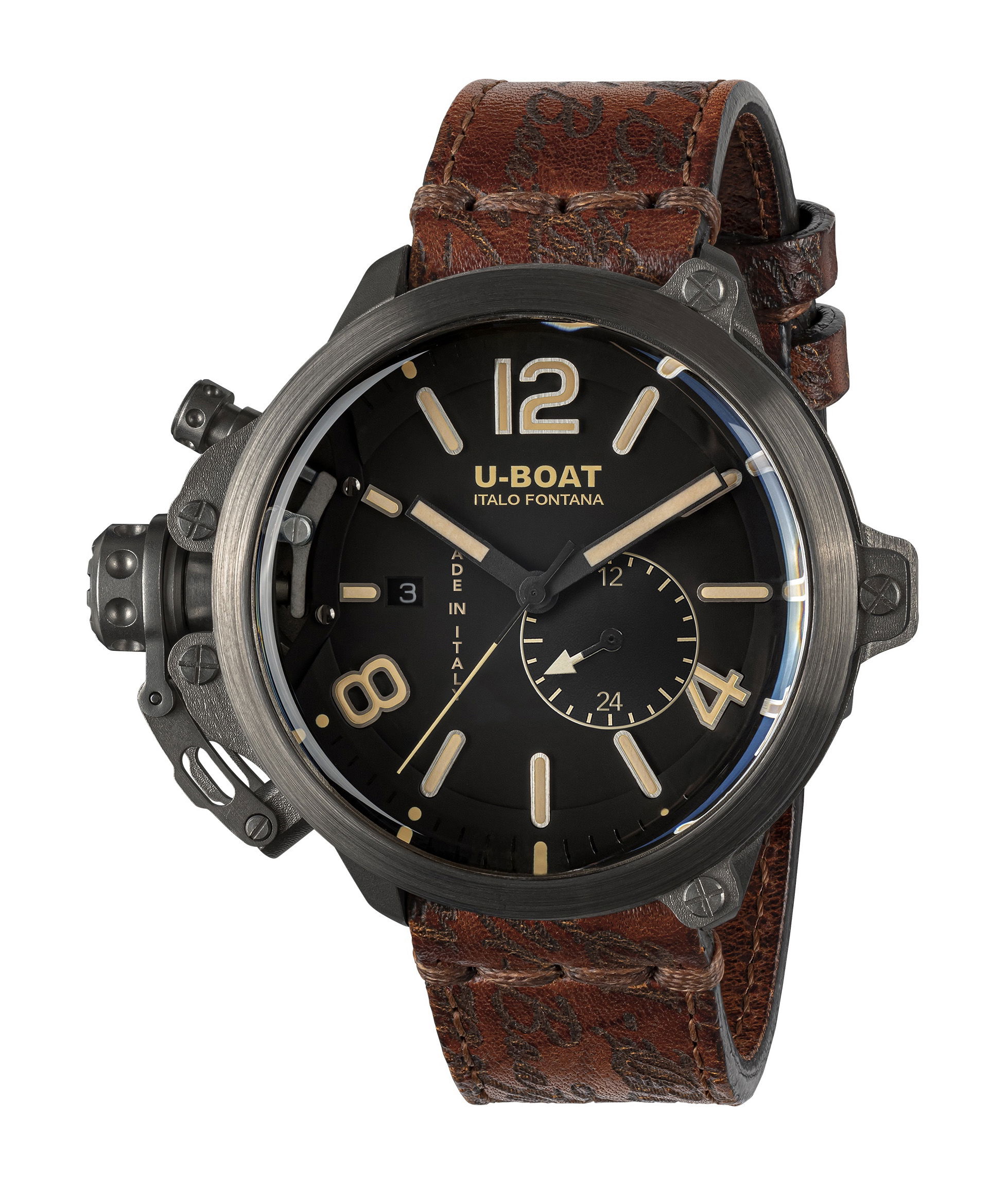 U-Boat Capsule 50 SS Titanium BK BE 8805