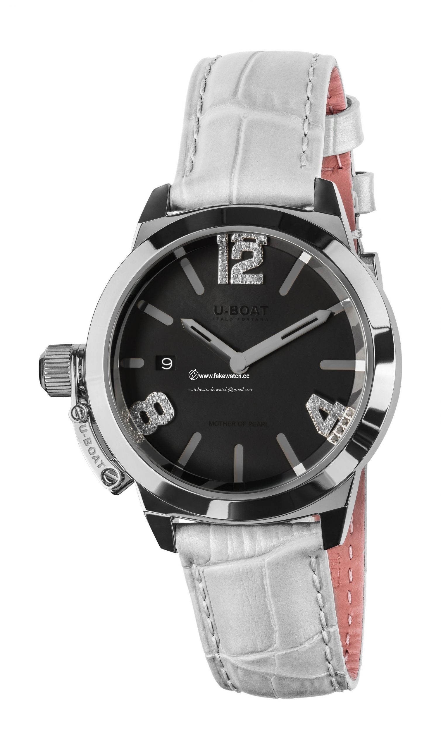 U-Boat Classico 38 Black Mother of Pearl 8482