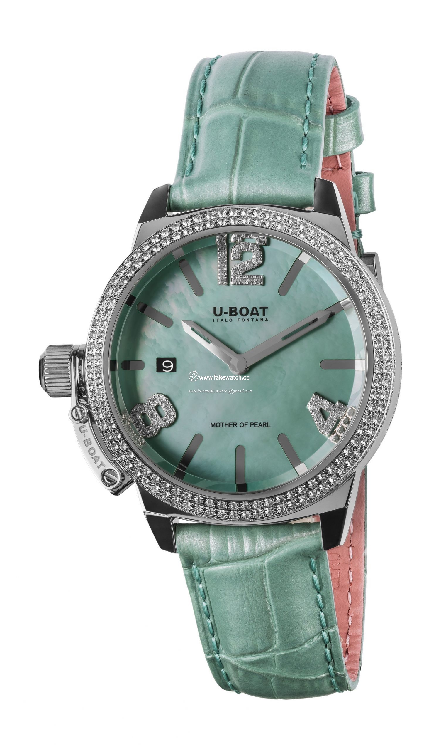 U-Boat Classico 38 Turquoise Mop Precious 8484