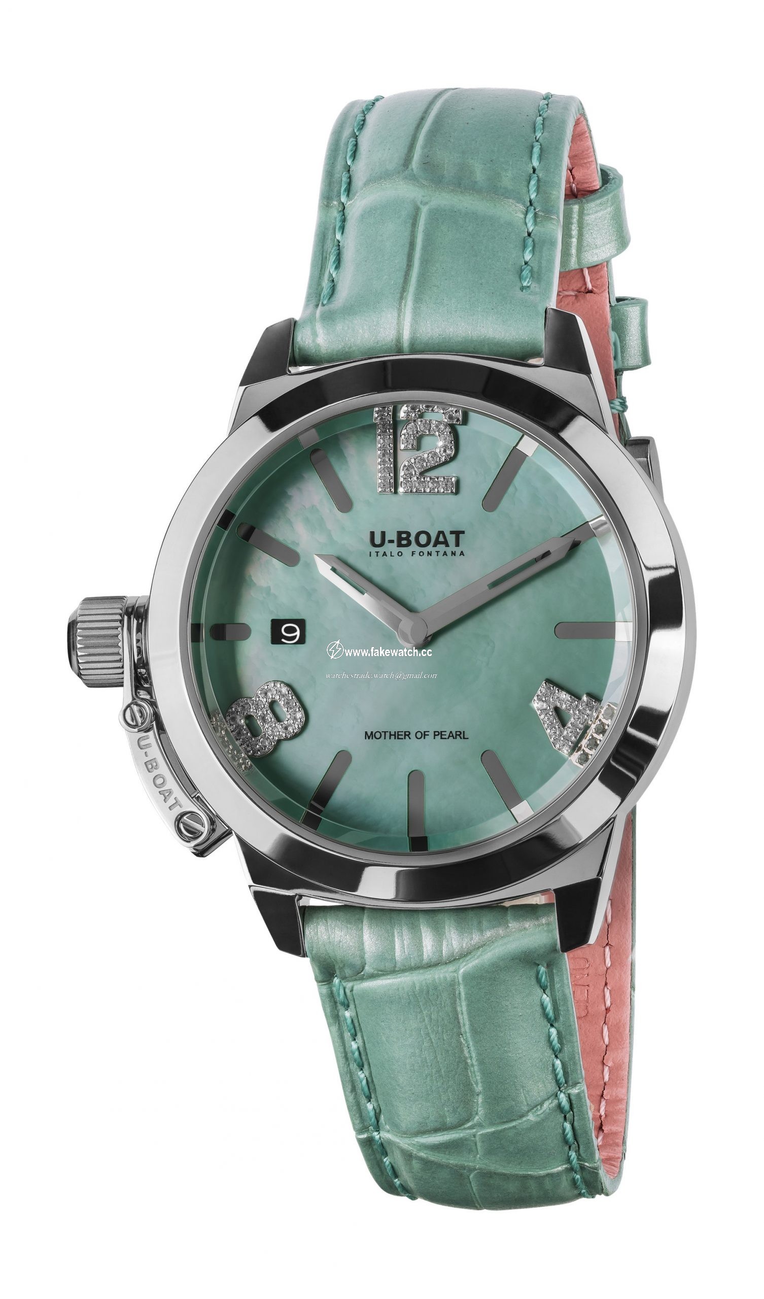U-Boat Classico 38 Turquoise Mother Of Pearl 8481