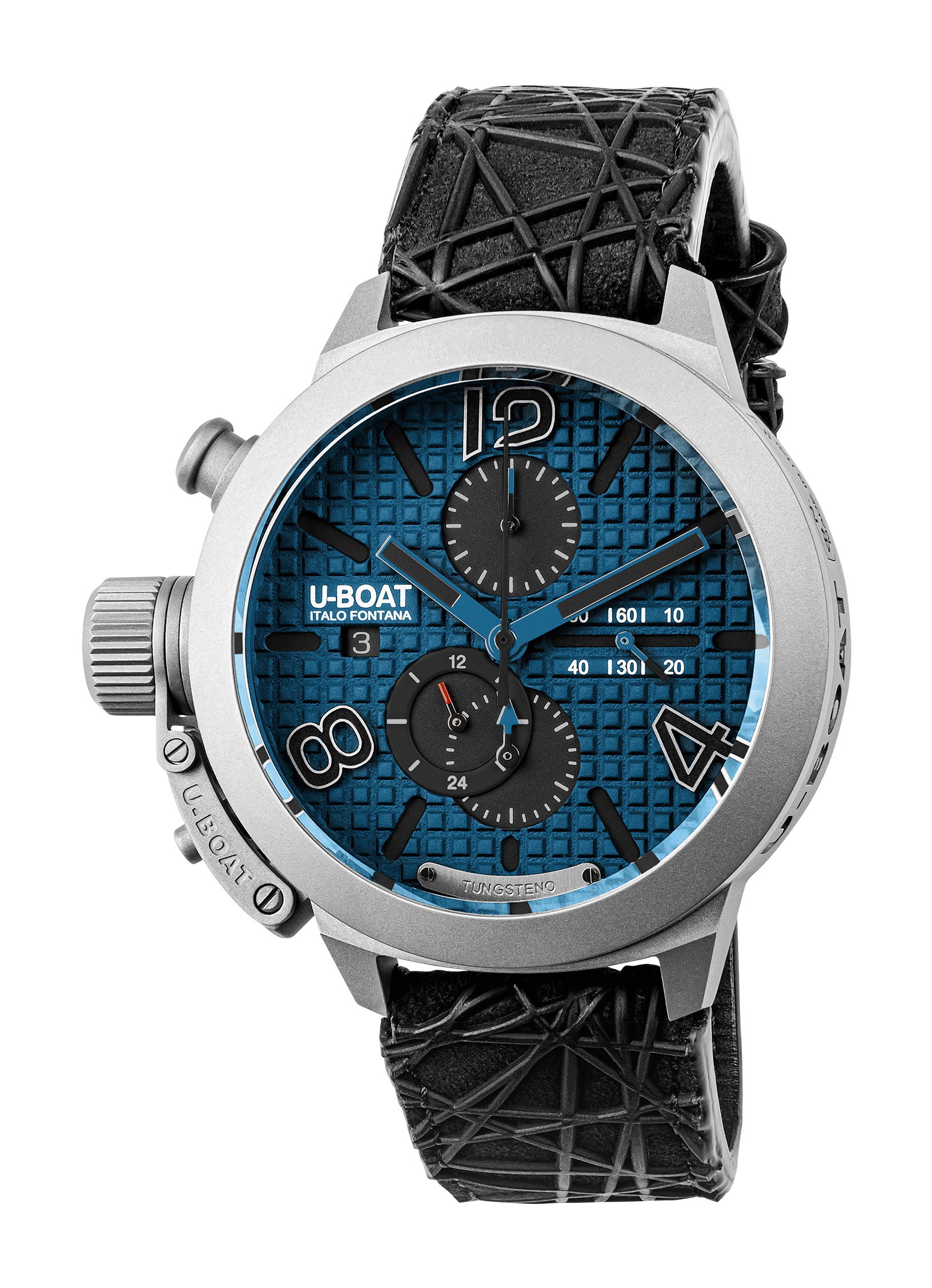 U-Boat Classico 45 Titanium Tungsten Blue 3003