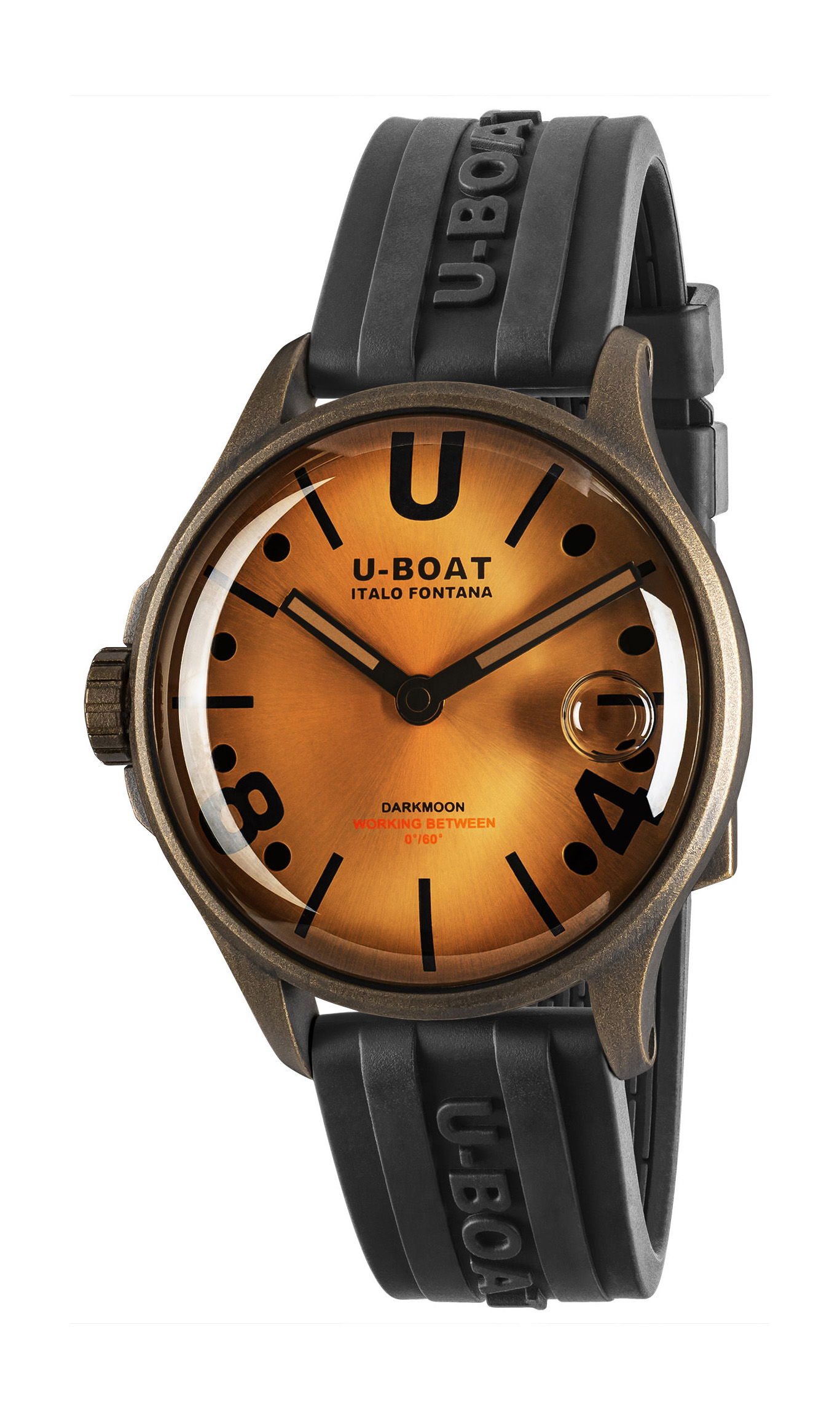 U-Boat Darkmoon 40 BR Black Vintage 9547