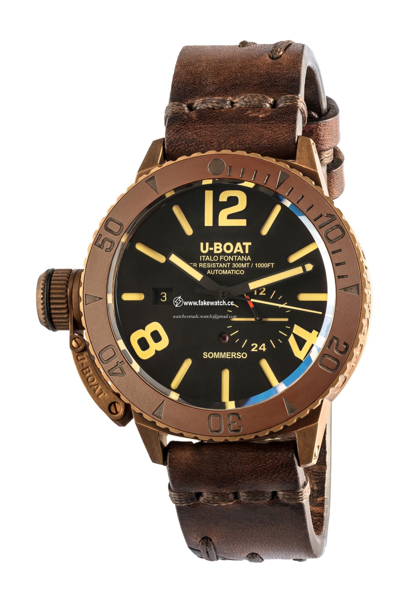 U-Boat Sommerso Bronze Ceramic Bezel 8486/C