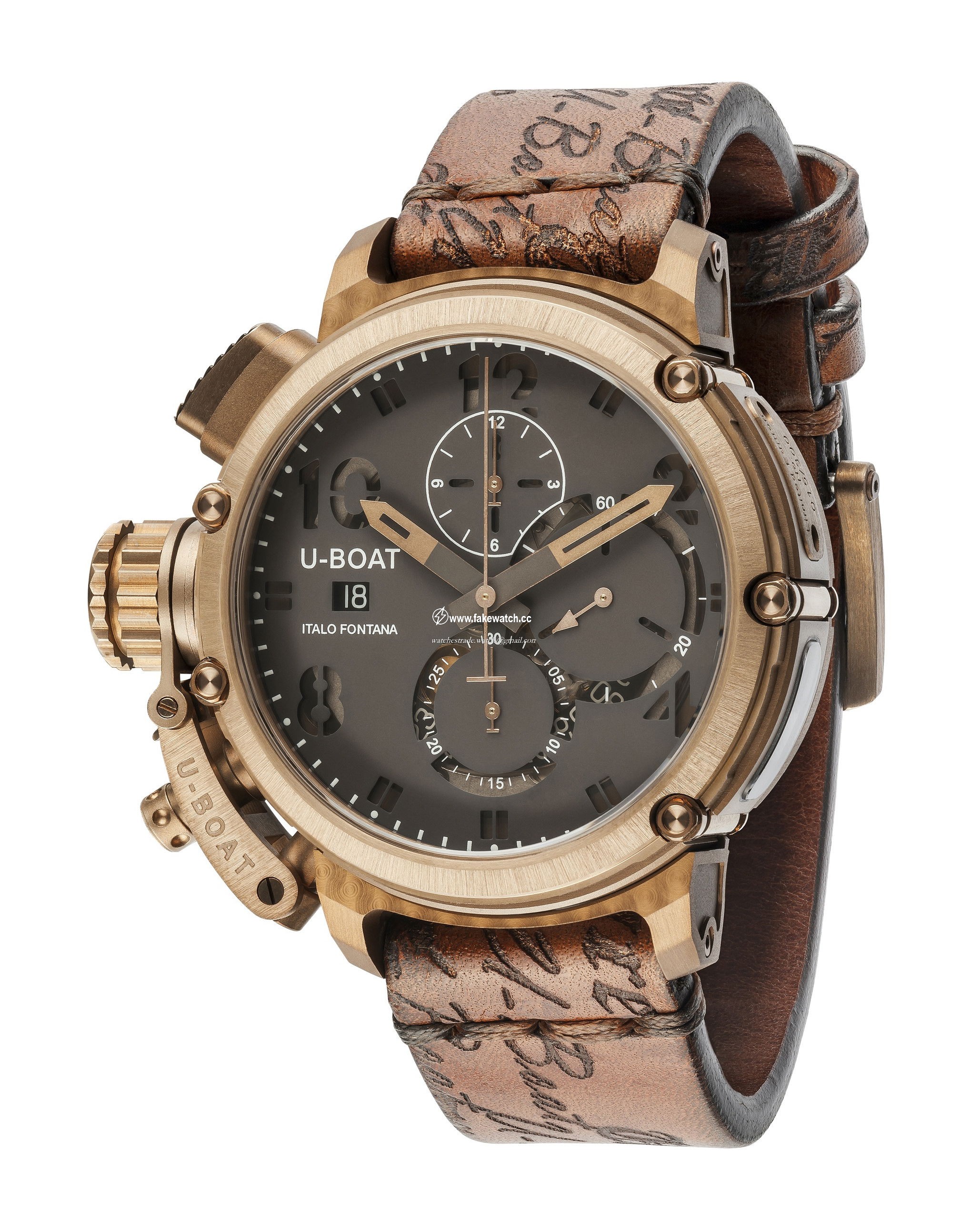 U-Boat Chimera 46 Bronze Sapphire Dial 8083