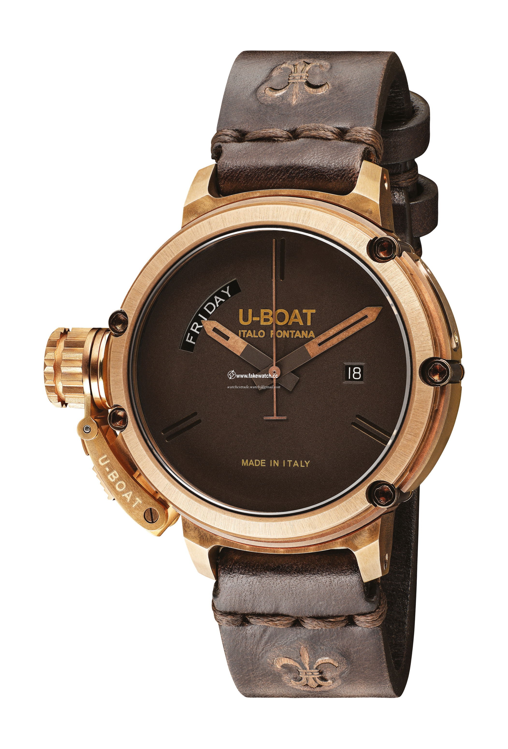 U-Boat Chimera 46 Day Date Bronze 7538