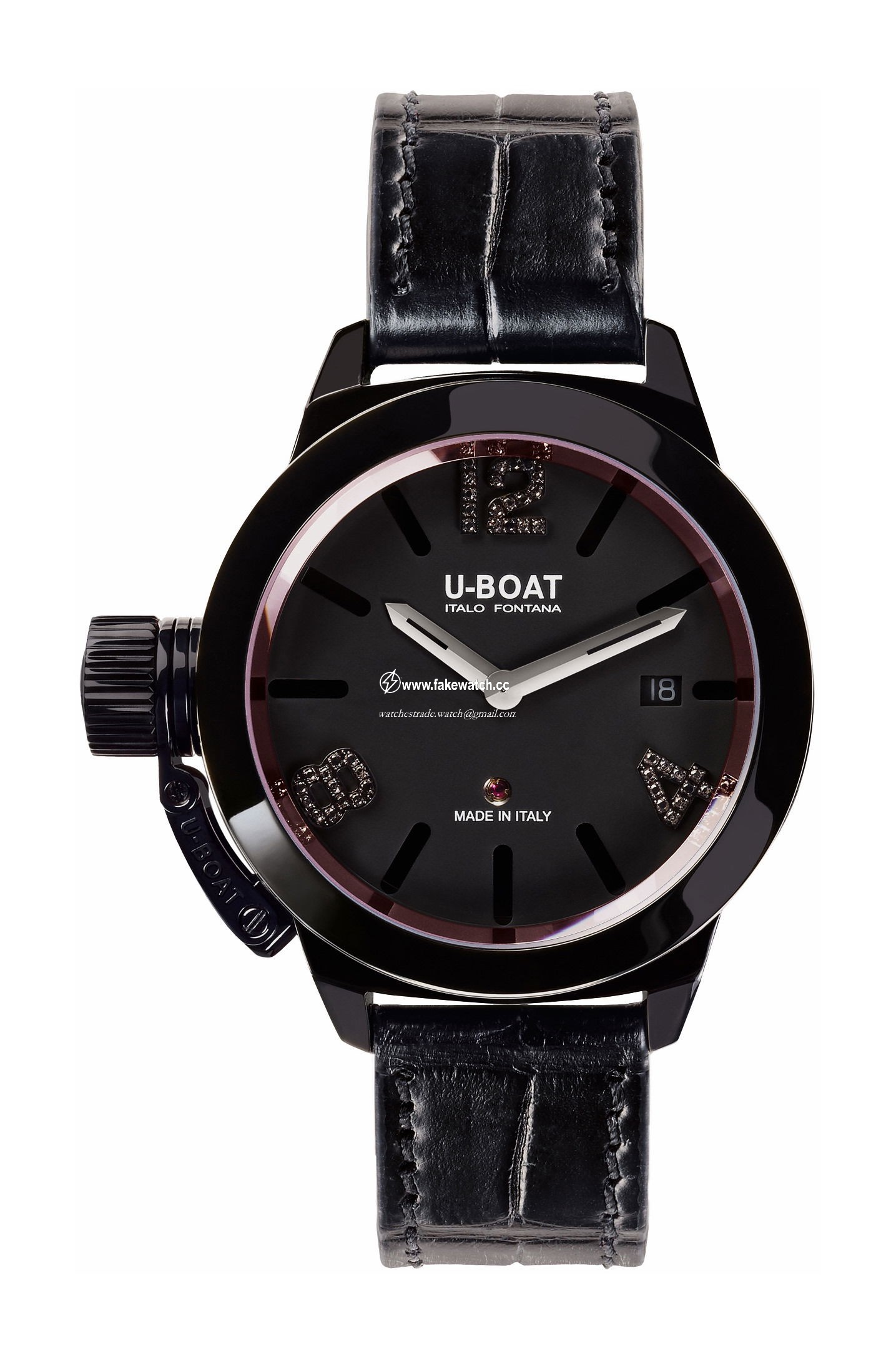 U-Boat Classico 40 IPB Black Diamonds 6951