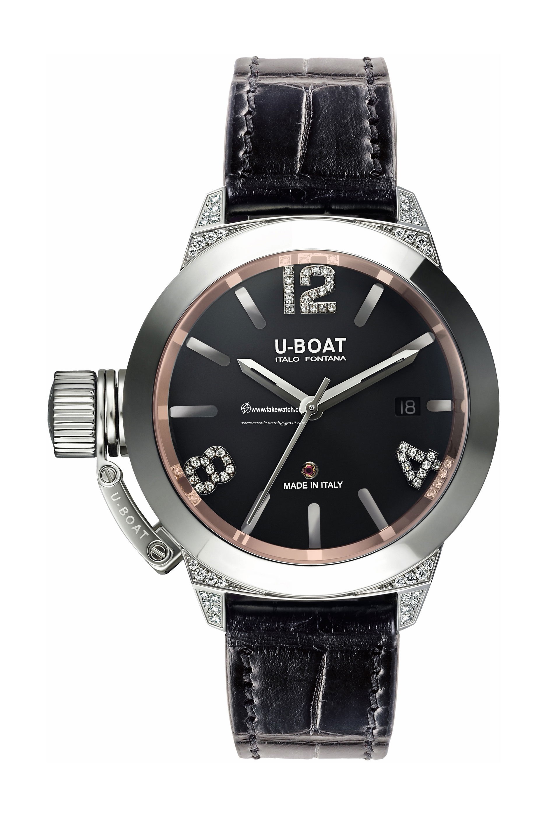 U-Boat Classico 40 SS White Diamonds 6950