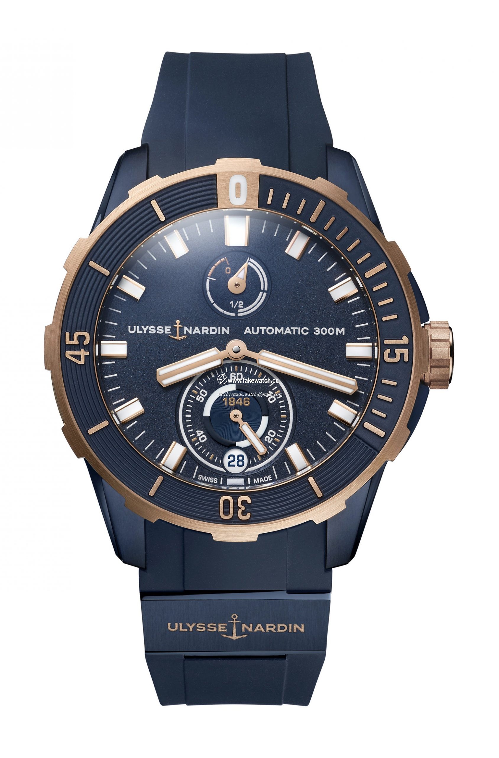 Ulysse Nardin Diver Chronometer 44mm 1185-170-3/BLUE