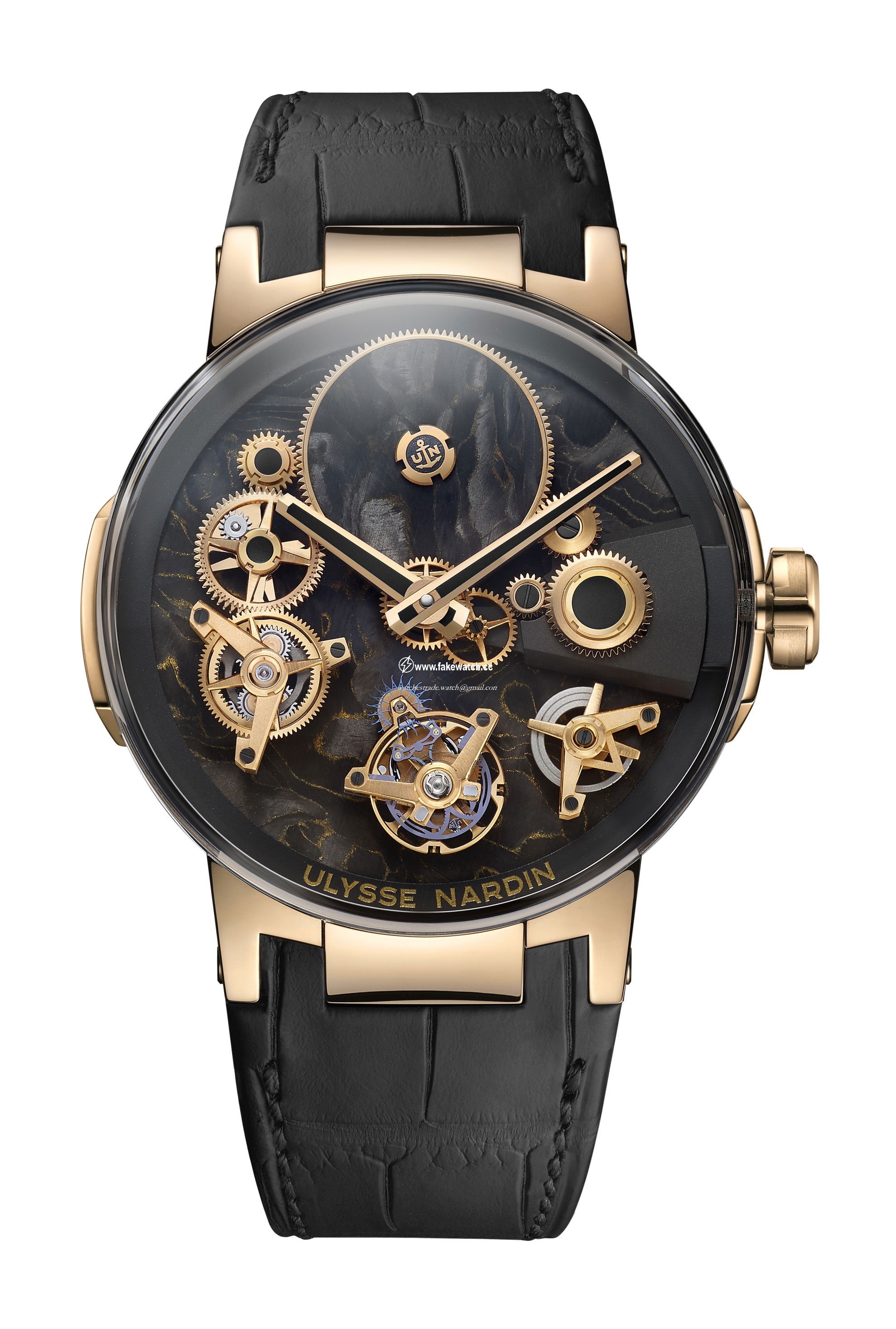 Ulysse Nardin Executive  Free Wheel 1766-176LE/CARB