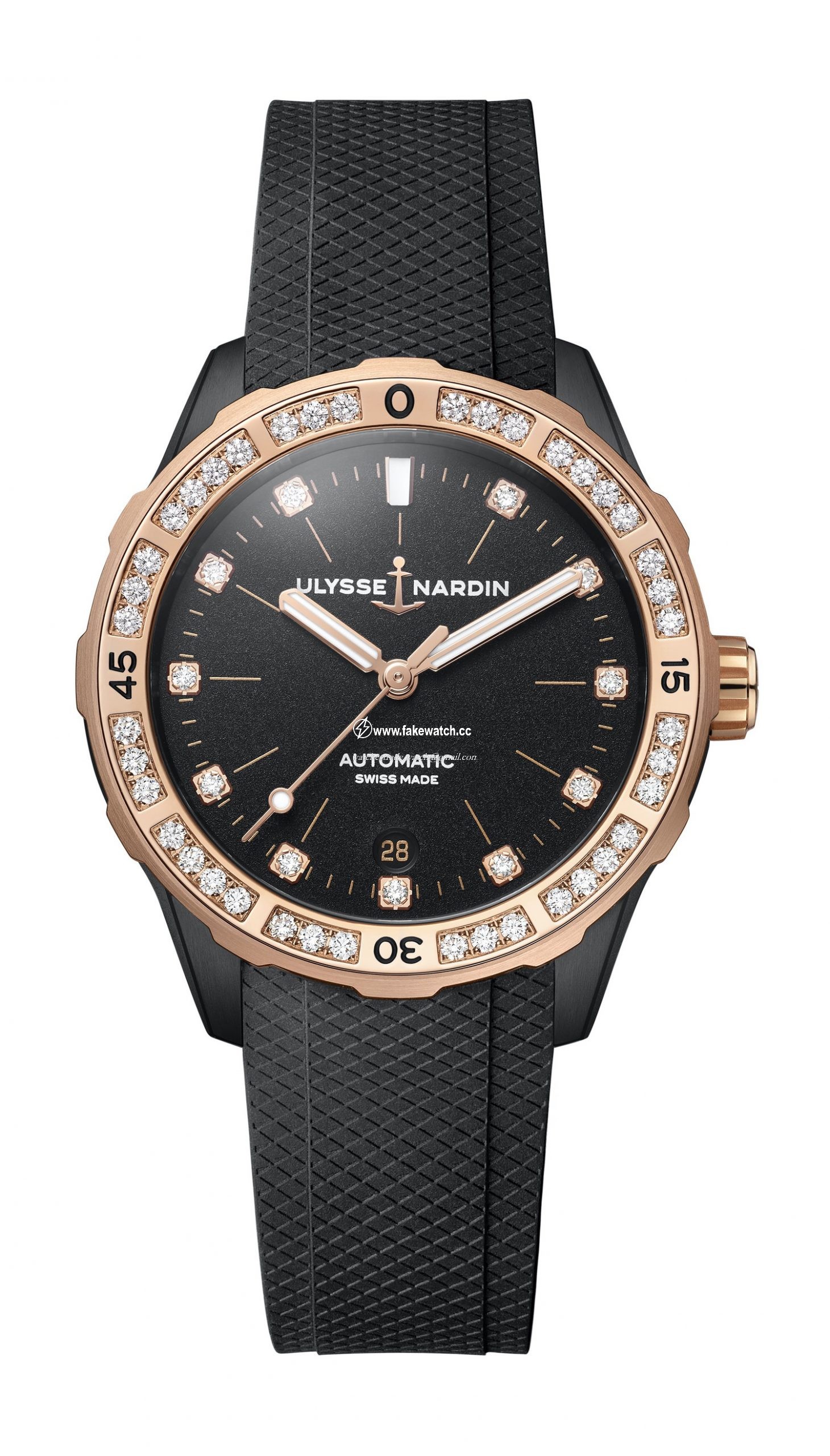 Ulysse Nardin Lady Diver 8165-182B-3/BLACK