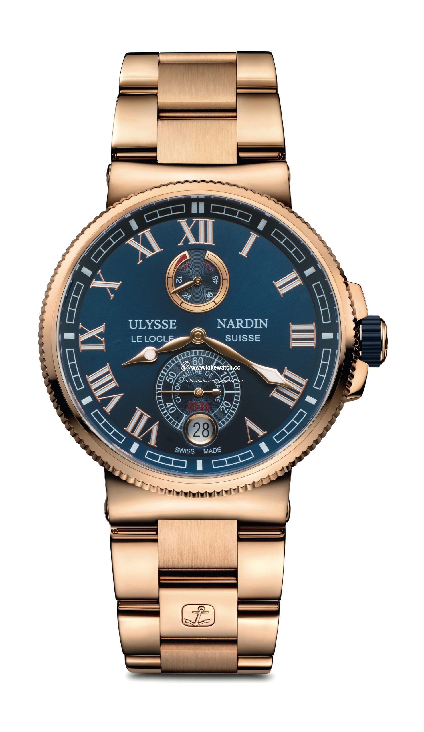 Ulysse Nardin Marine Chronometer 43mm 1186-126-8M/43