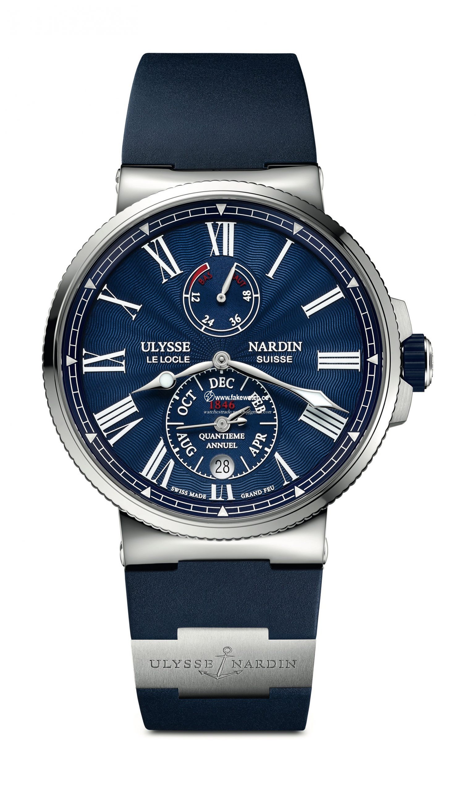 Ulysse Nardin Marine Chronometer Annual Calendar 43mm 1133-210-3/E3