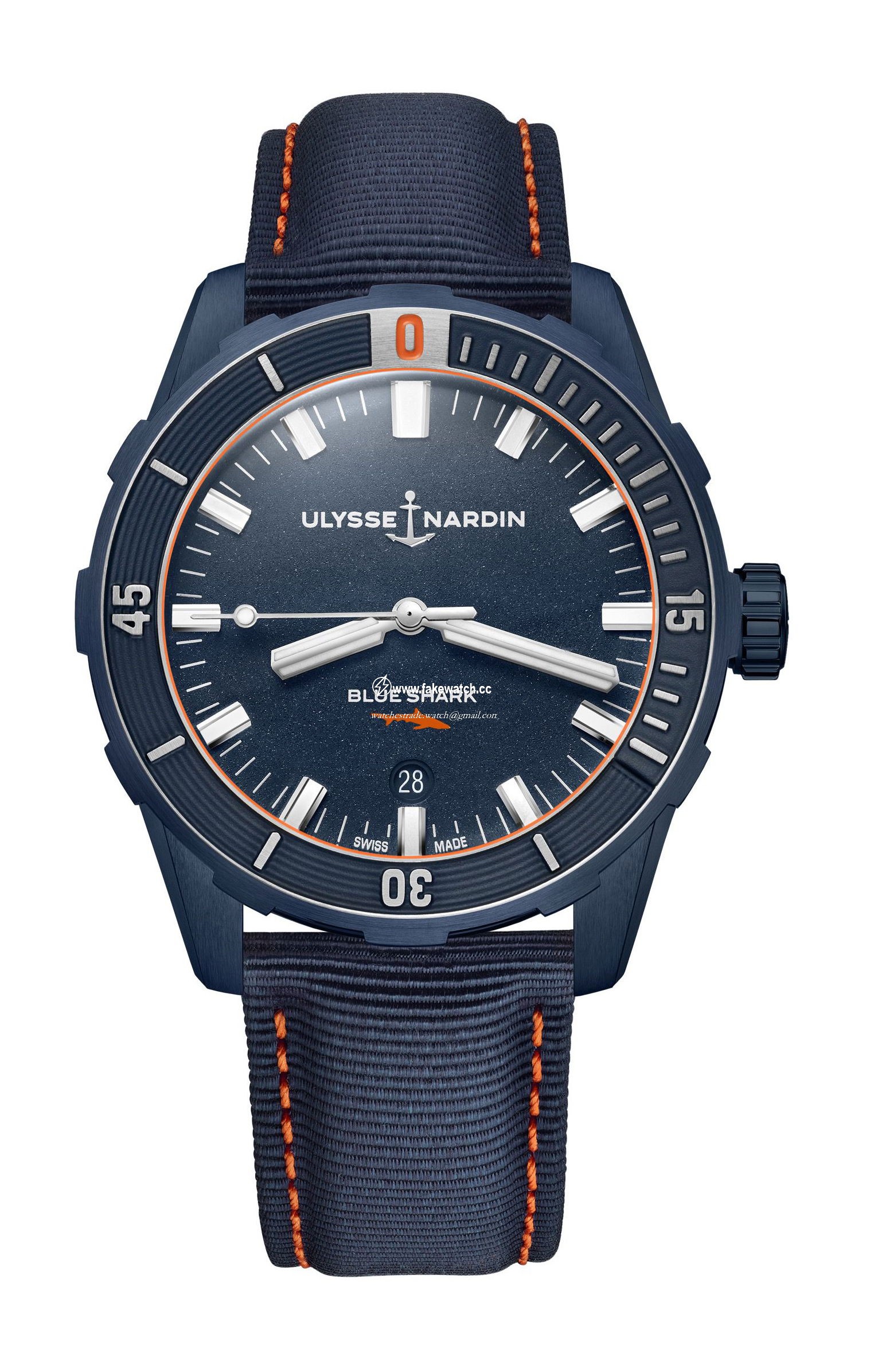 Ulysse Nardin Marine Diver Blue Shark 8163-175LE/93