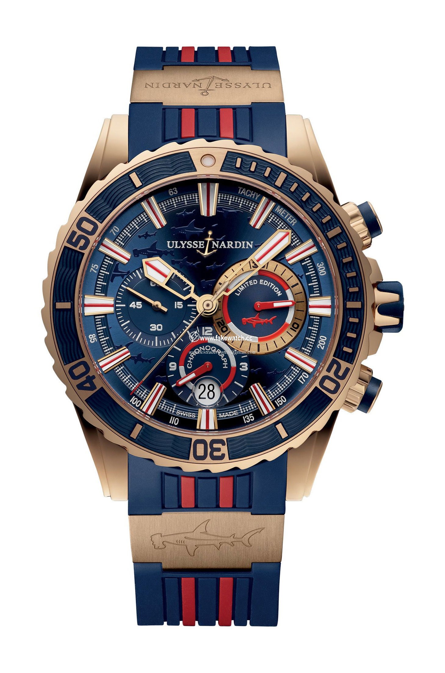 Ulysse Nardin Marine Diver Chronograph 1502-151LE-3/93-HAMMER