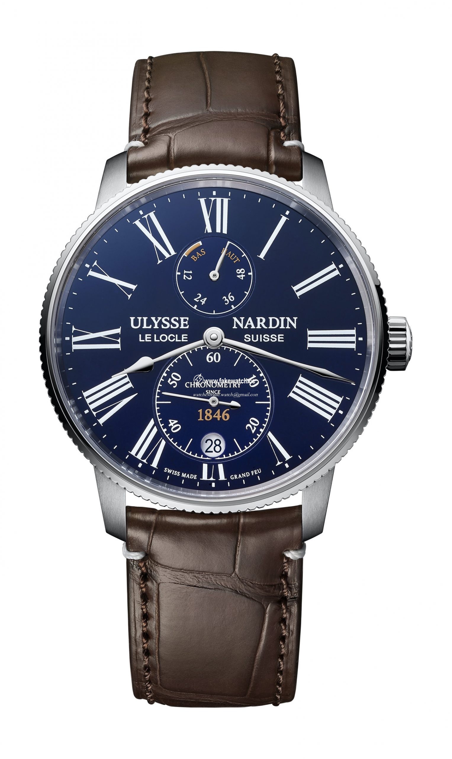 Ulysse Nardin Marine Torpilleur Blue Enamel 1183-310LE-3AE-175/1A