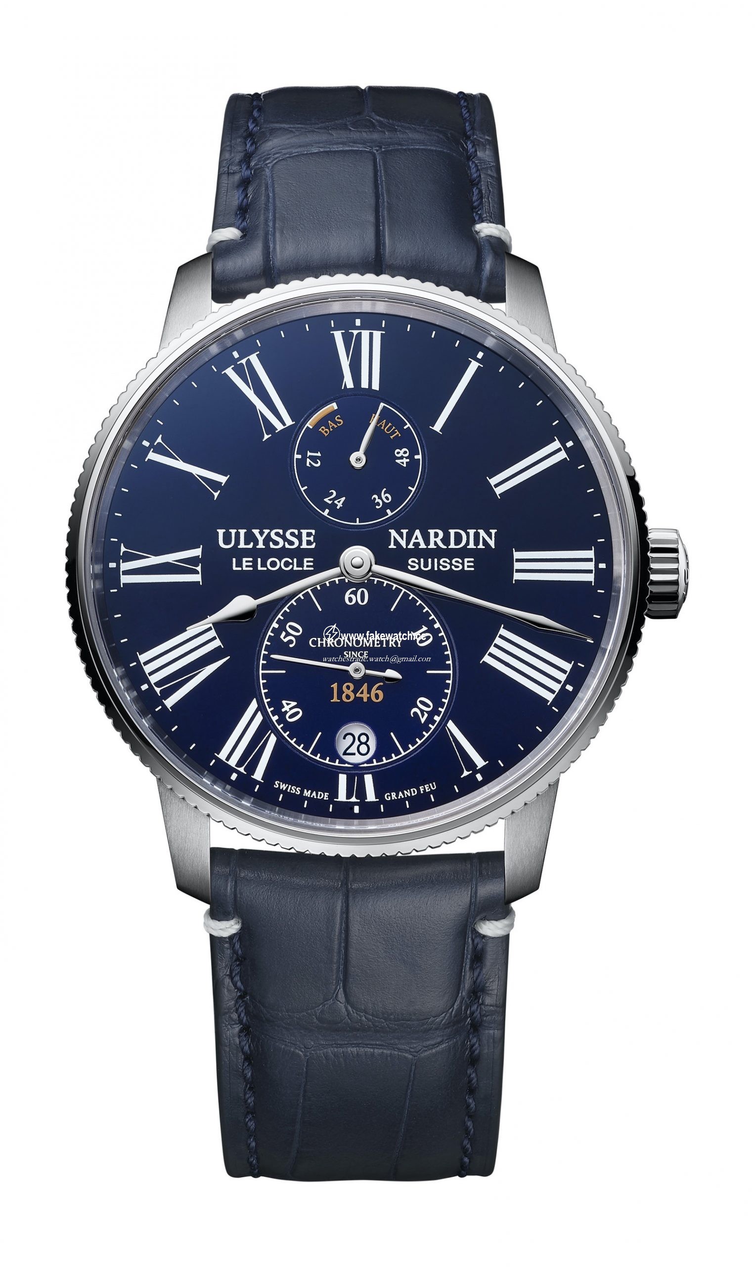 Ulysse Nardin Marine Torpilleur Blue Enamel 1183-310LE-3AE-175/1B
