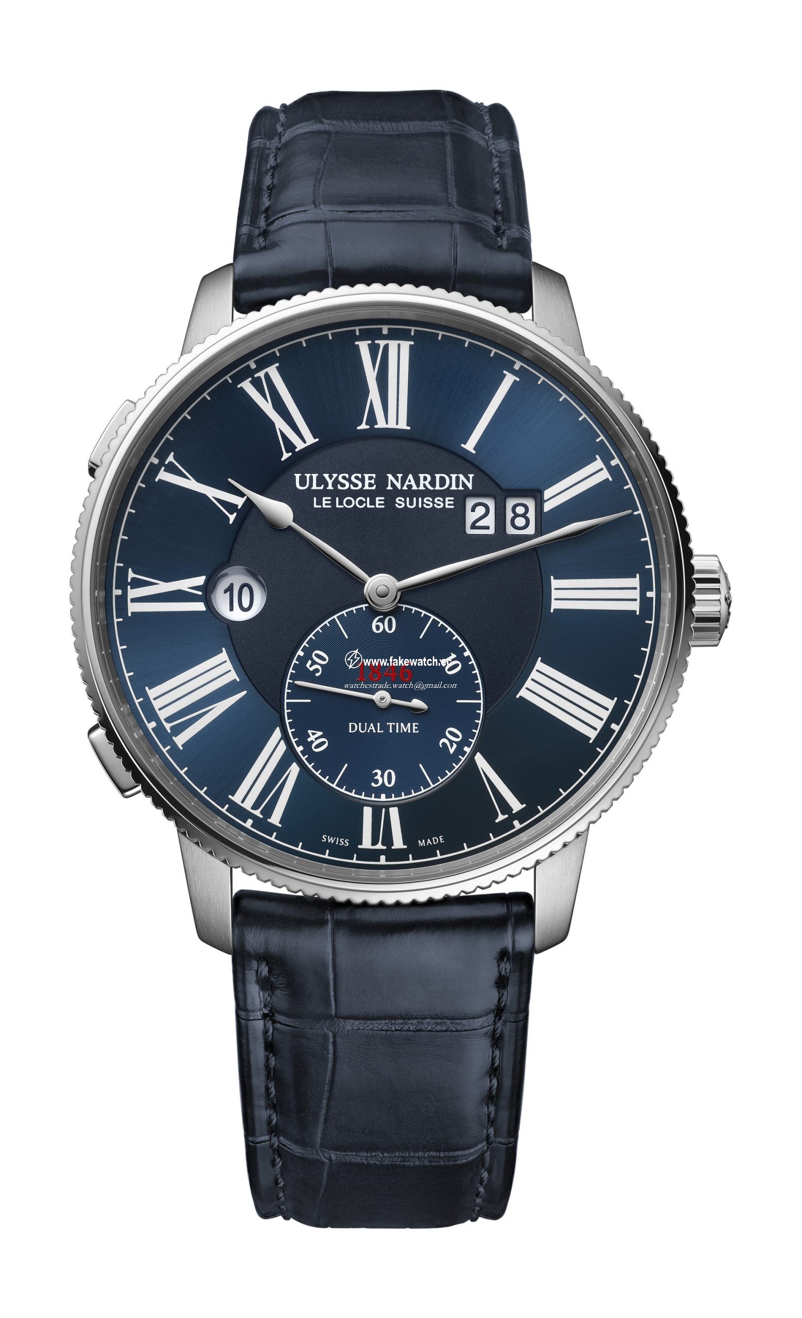Ulysse Nardin Marine Torpilleur Dual Time 3343-320-3A/1A