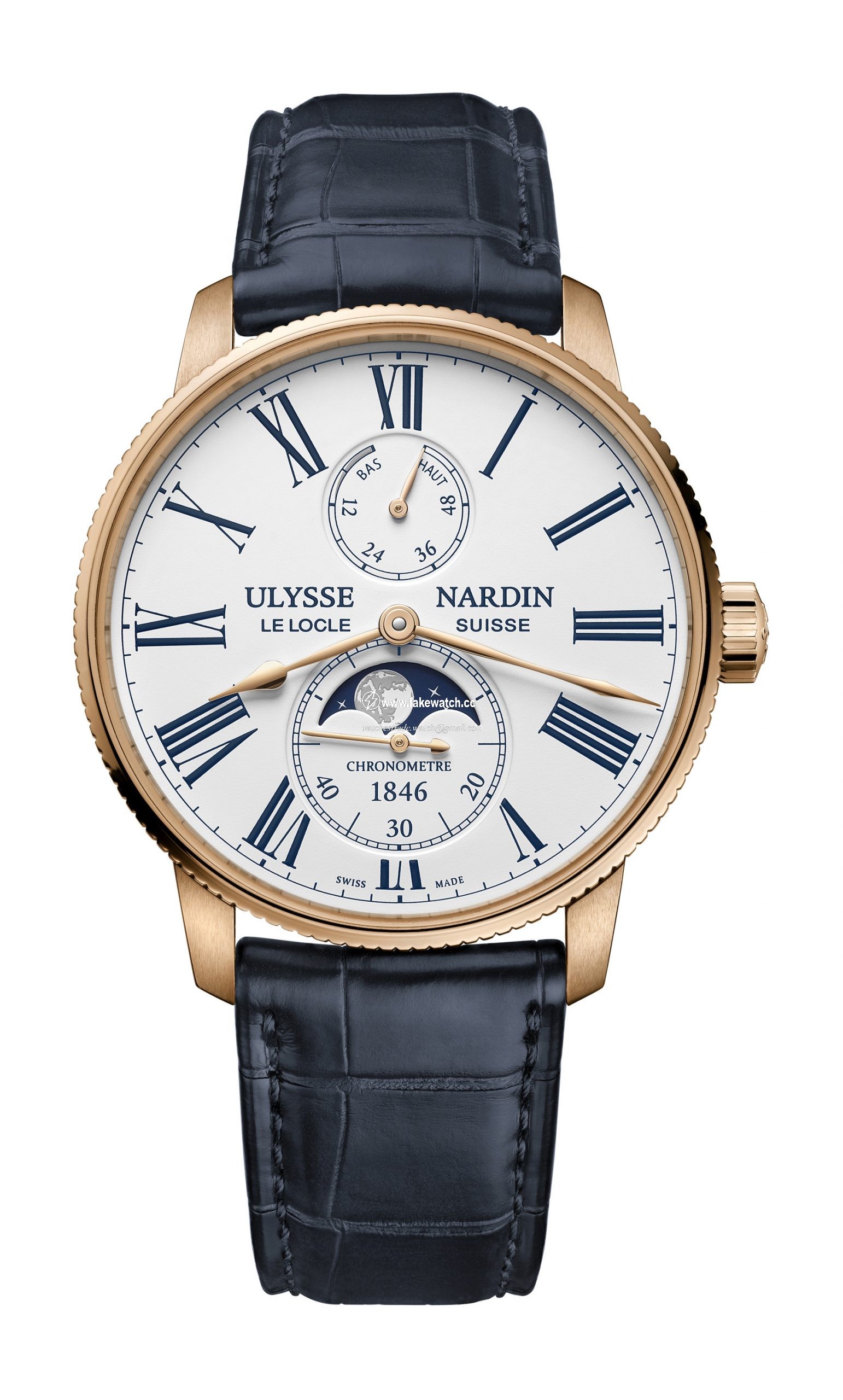 Ulysse Nardin Marine Torpilleur Moonphase 1192-310-0A/1A