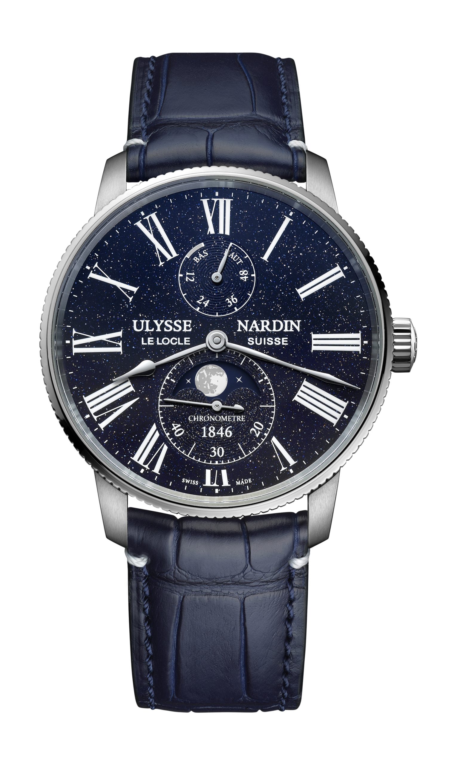 Ulysse Nardin Marine Torpilleur Moonphase Aventurine 1193-310LE-3A-AVE/1A