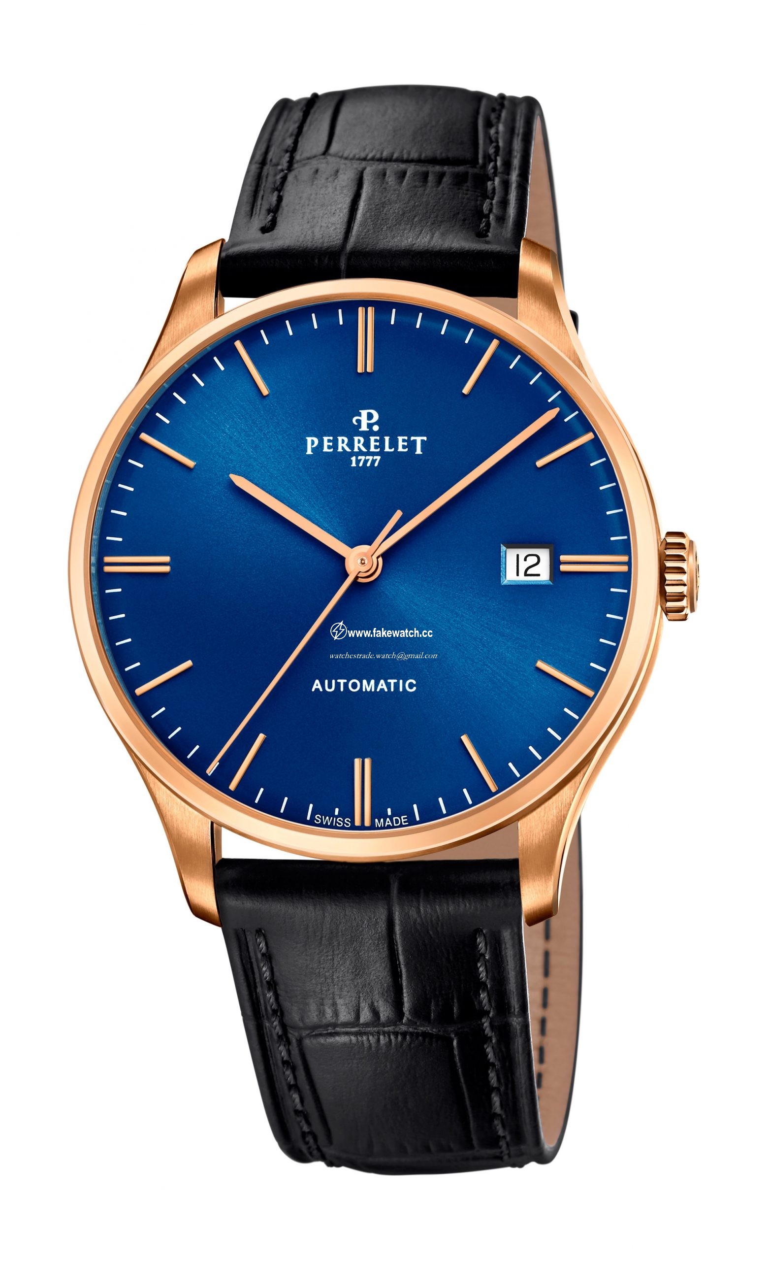 Perrelet Weekend 3 Hands Blue A1301/4