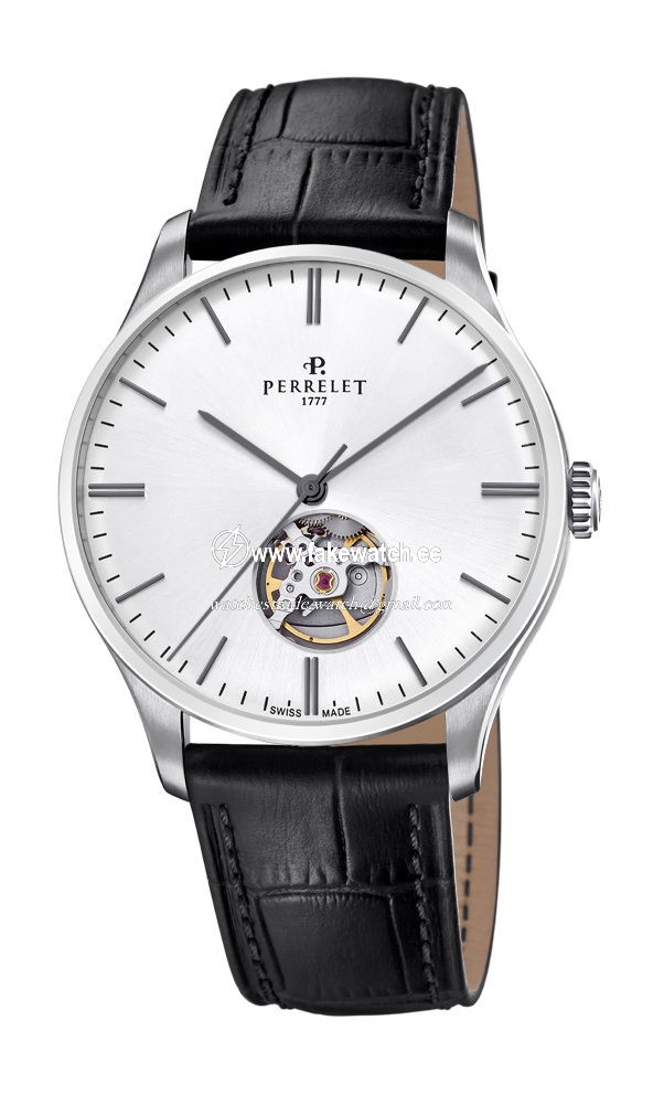 Perrelet Weekend Open Heart Silver A1302/1