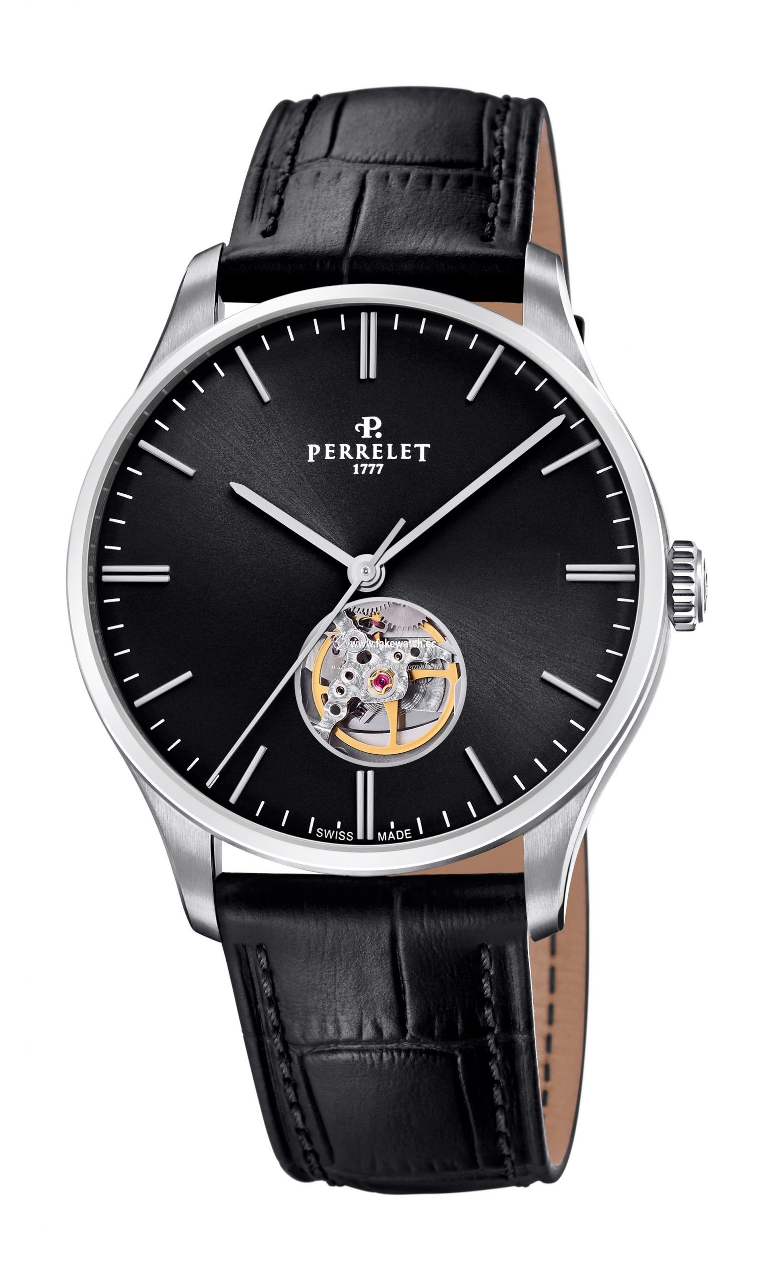 Perrelet Weekend Open Heart Black A1302/5
