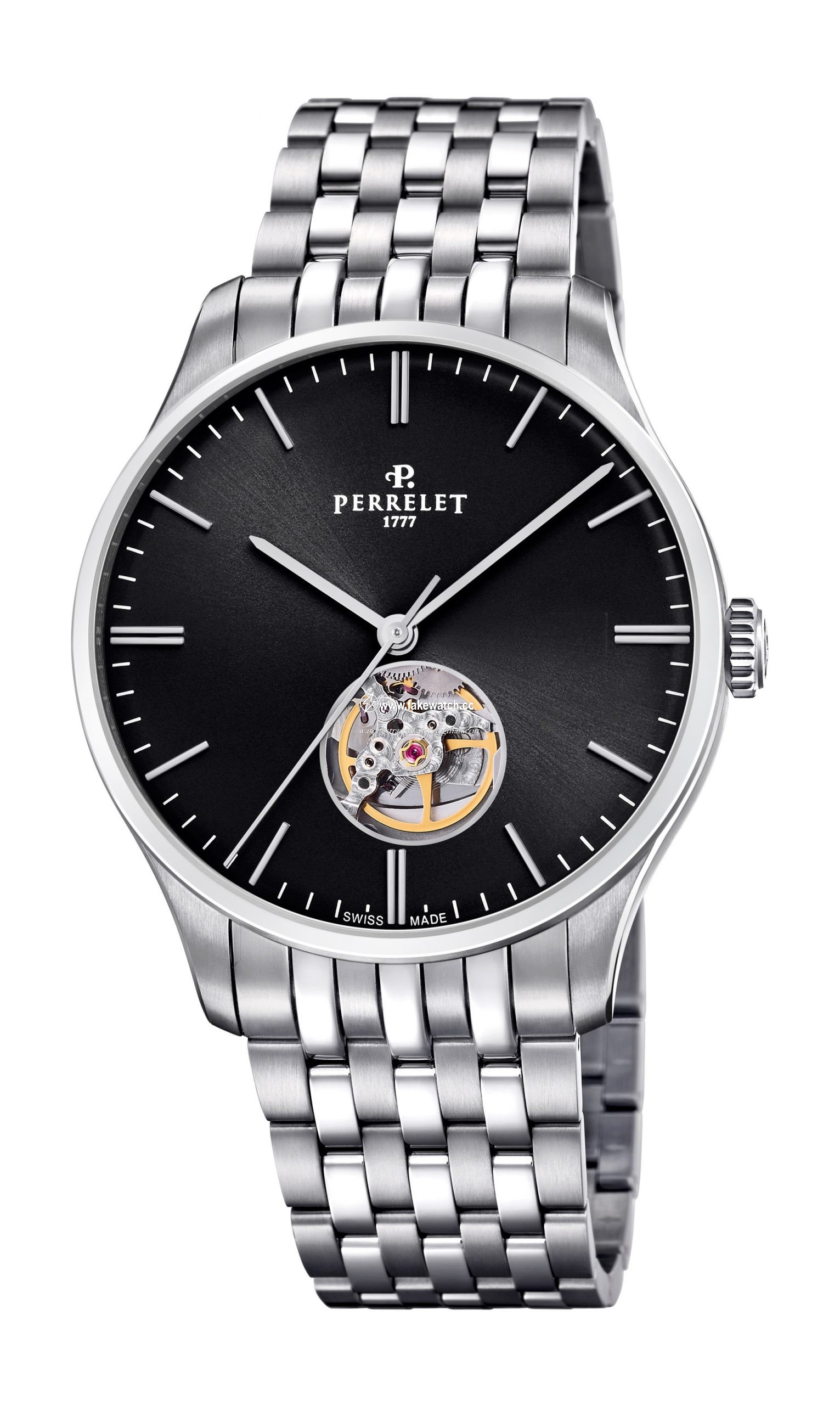 Perrelet Weekend Open Heart Black A1302/6
